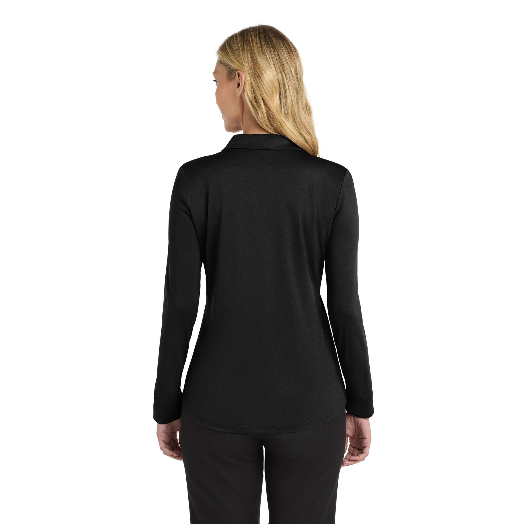 Women's Silk Touch Performance Long Sleeve Polo - Thumbnail Image