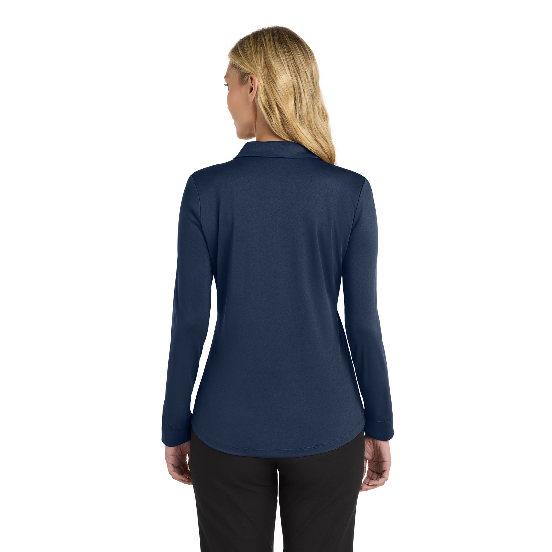 Women's Silk Touch Performance Long Sleeve Polo - Thumbnail Image