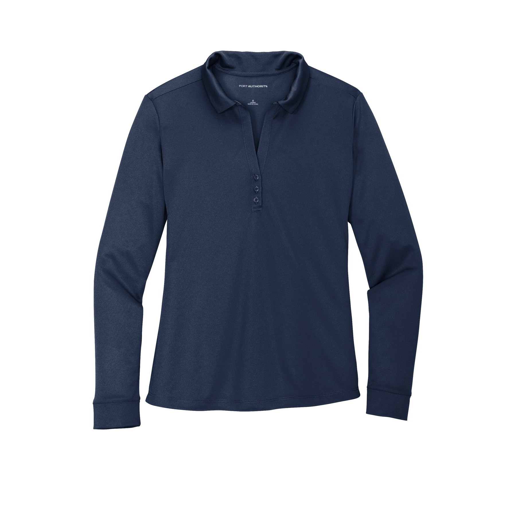 Women's Silk Touch Performance Long Sleeve Polo - Thumbnail Image
