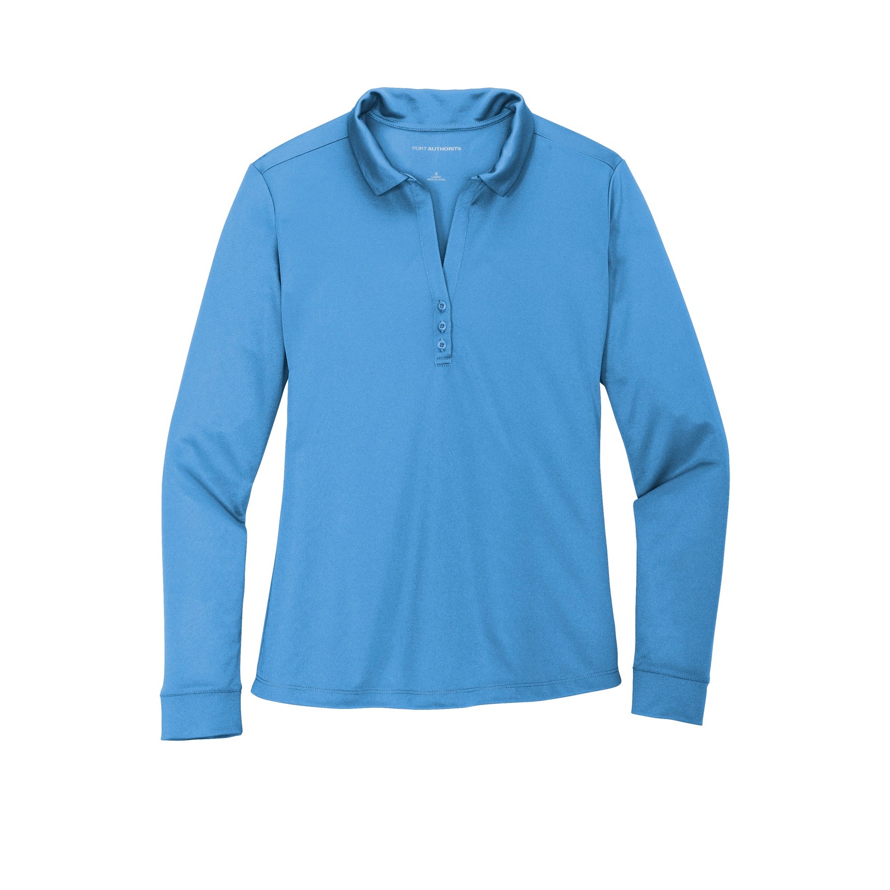 Women's Silk Touch Performance Long Sleeve Polo - Thumbnail Image