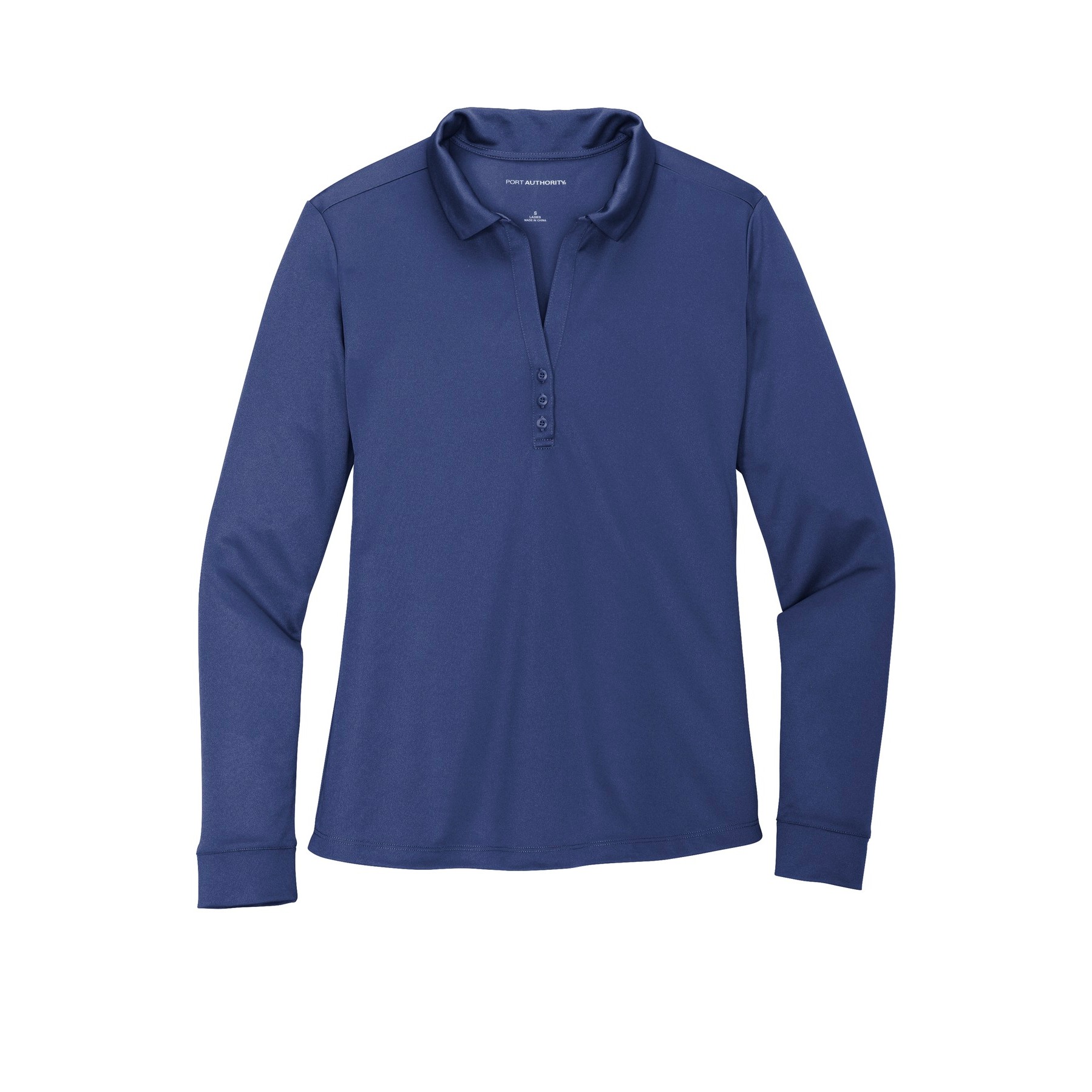 Women's Silk Touch Performance Long Sleeve Polo - Thumbnail Image