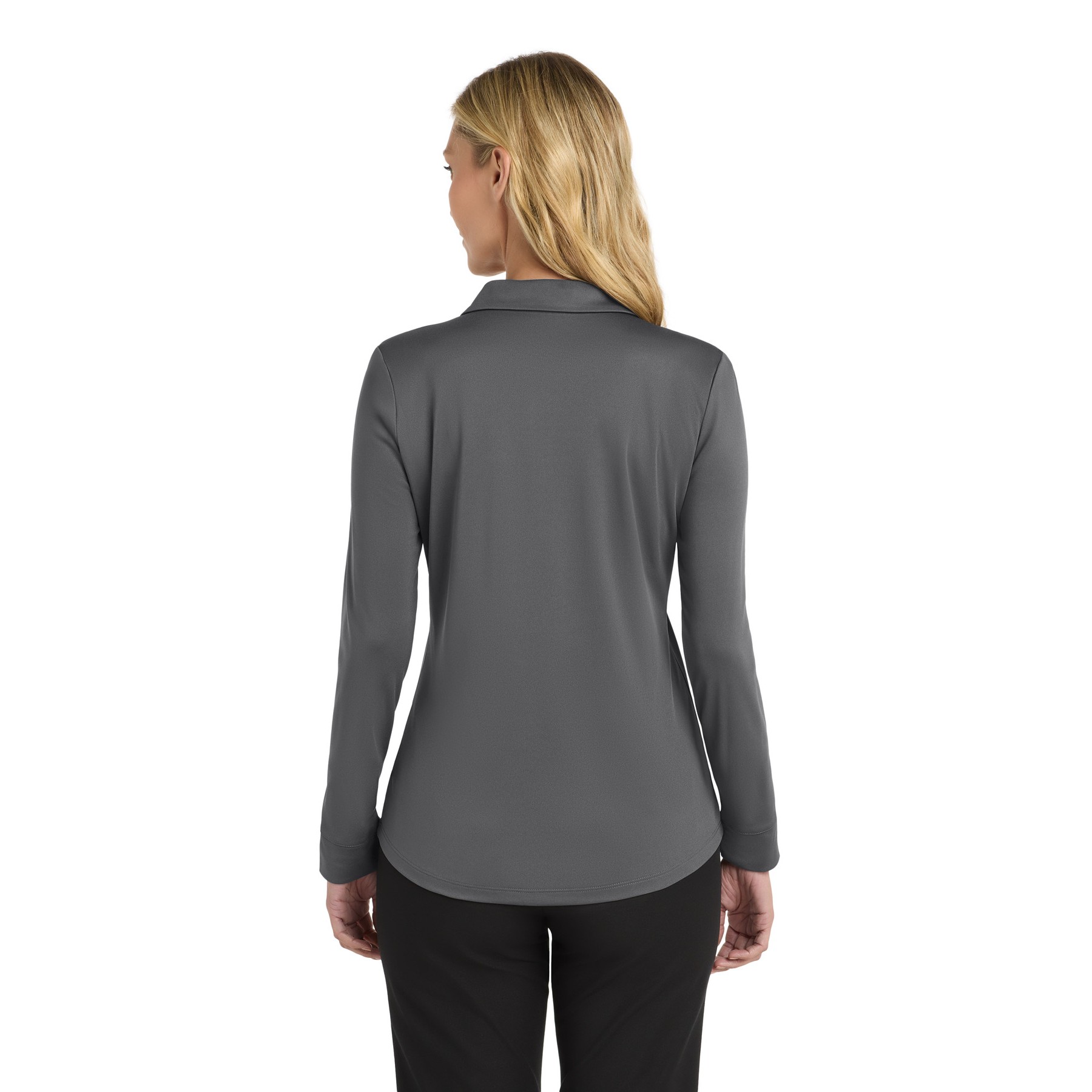 Women's Silk Touch Performance Long Sleeve Polo - Thumbnail Image