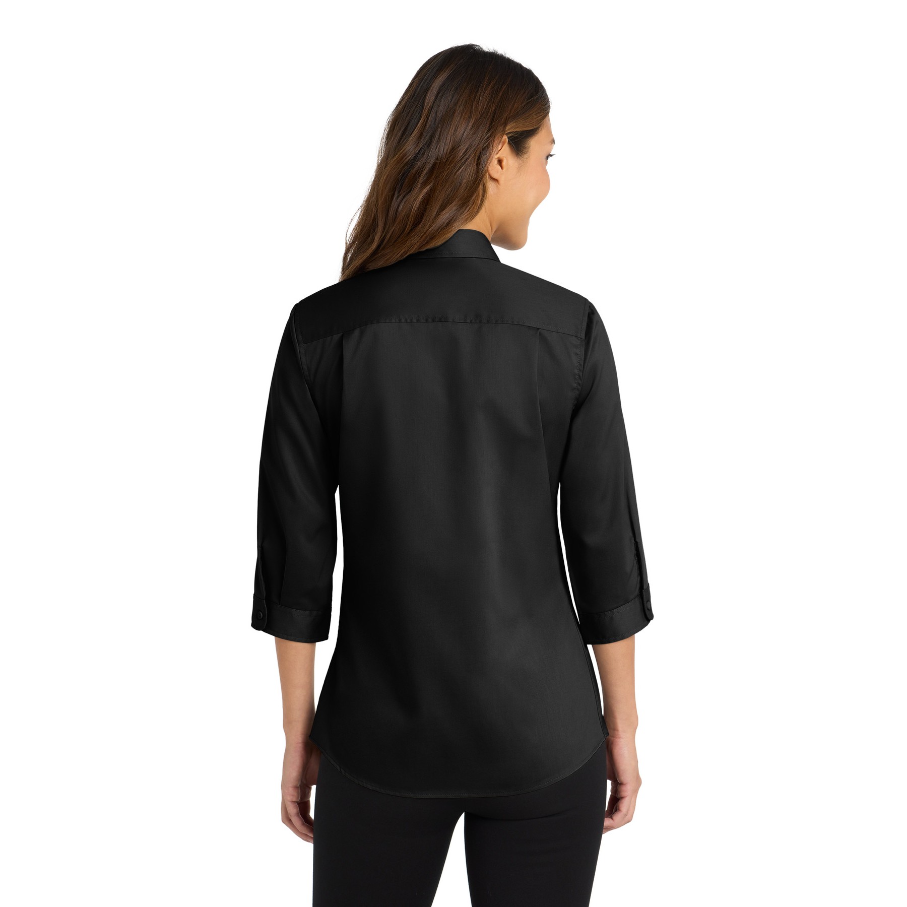 Women's 3/4-Sleeve SuperPro Twill Shirt - Thumbnail Image