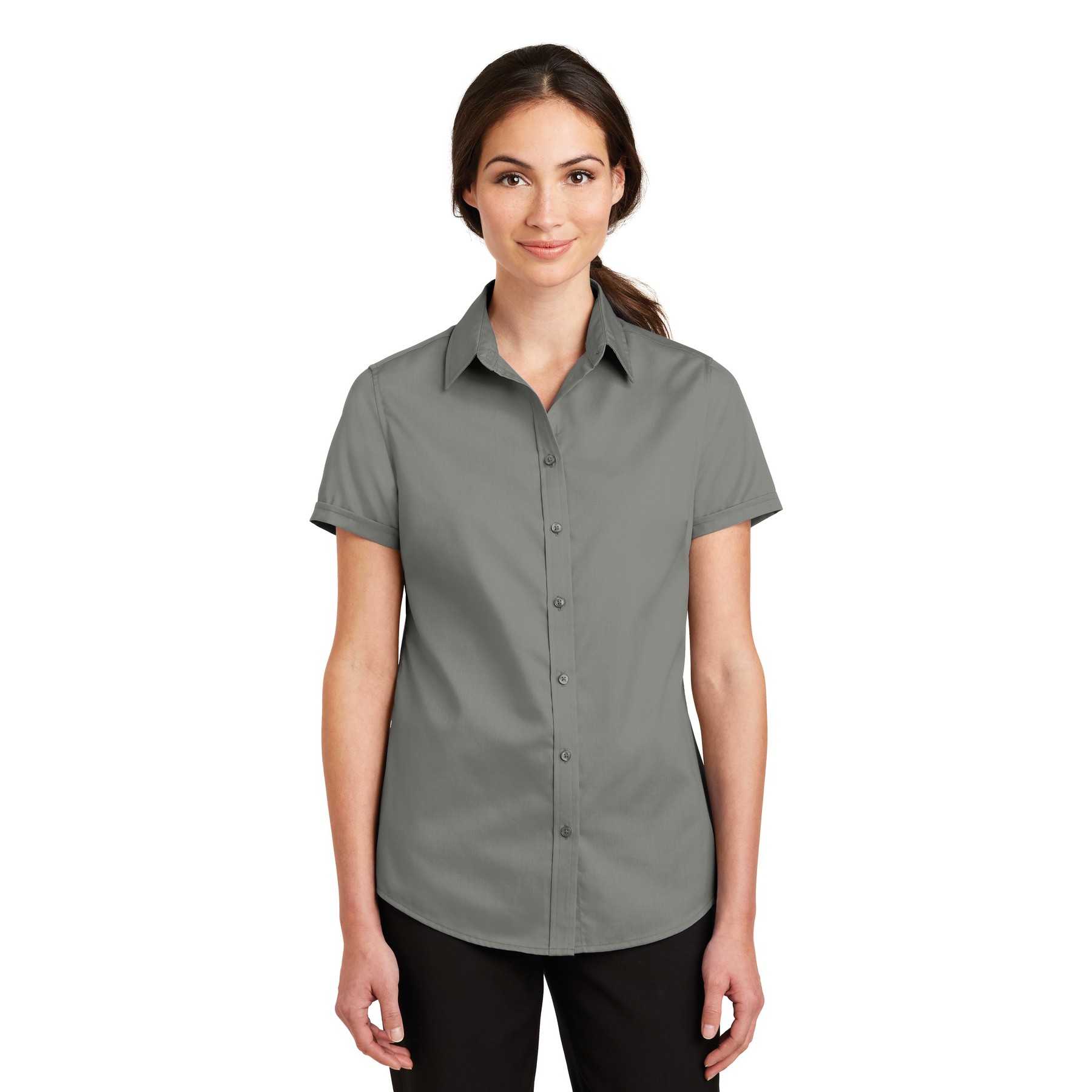 Women's Short Sleeve SuperPro Twill Shirt - Thumbnail Image