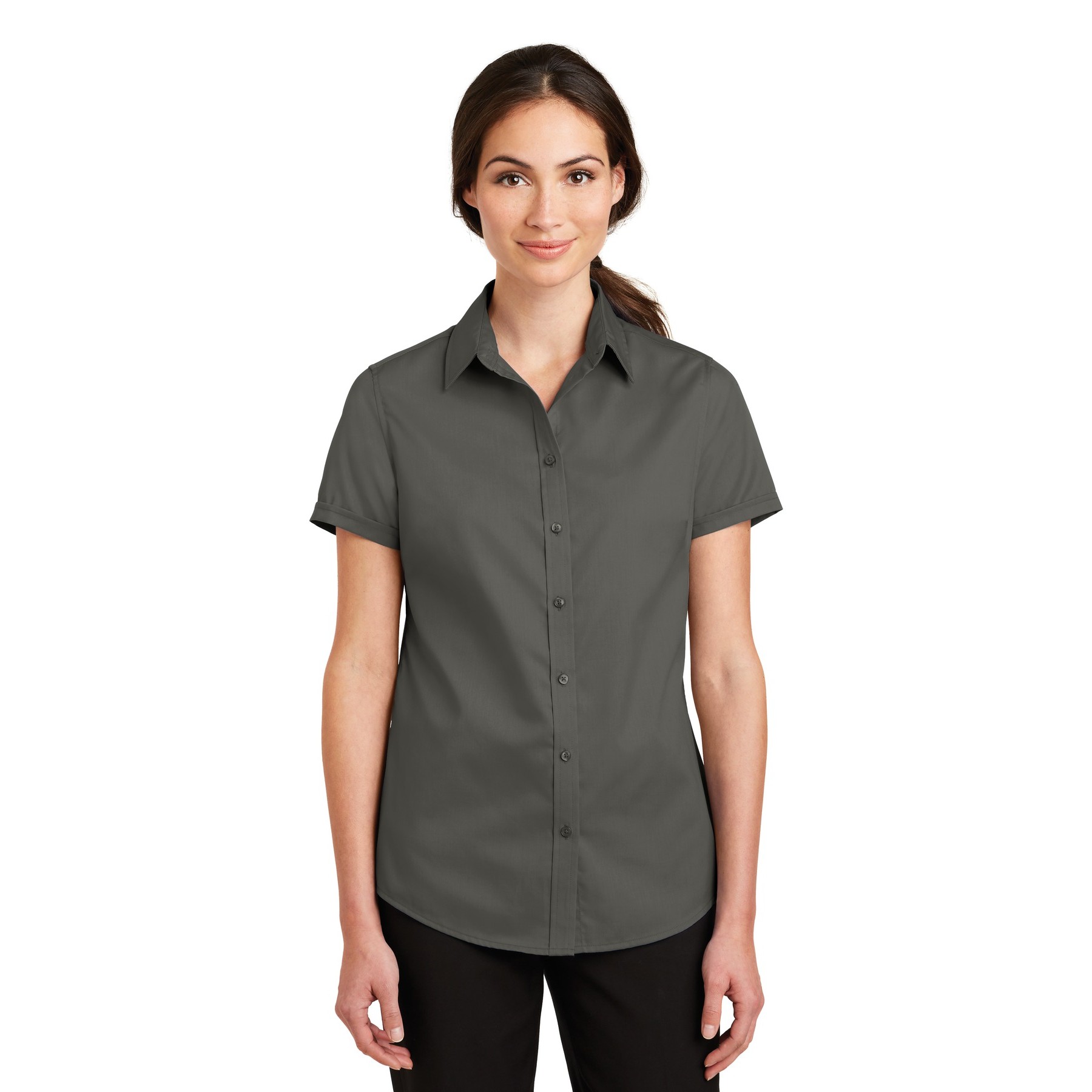 Women's Short Sleeve SuperPro Twill Shirt - Thumbnail Image