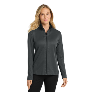 Women's Vertical Texture Full-Zip Jacket