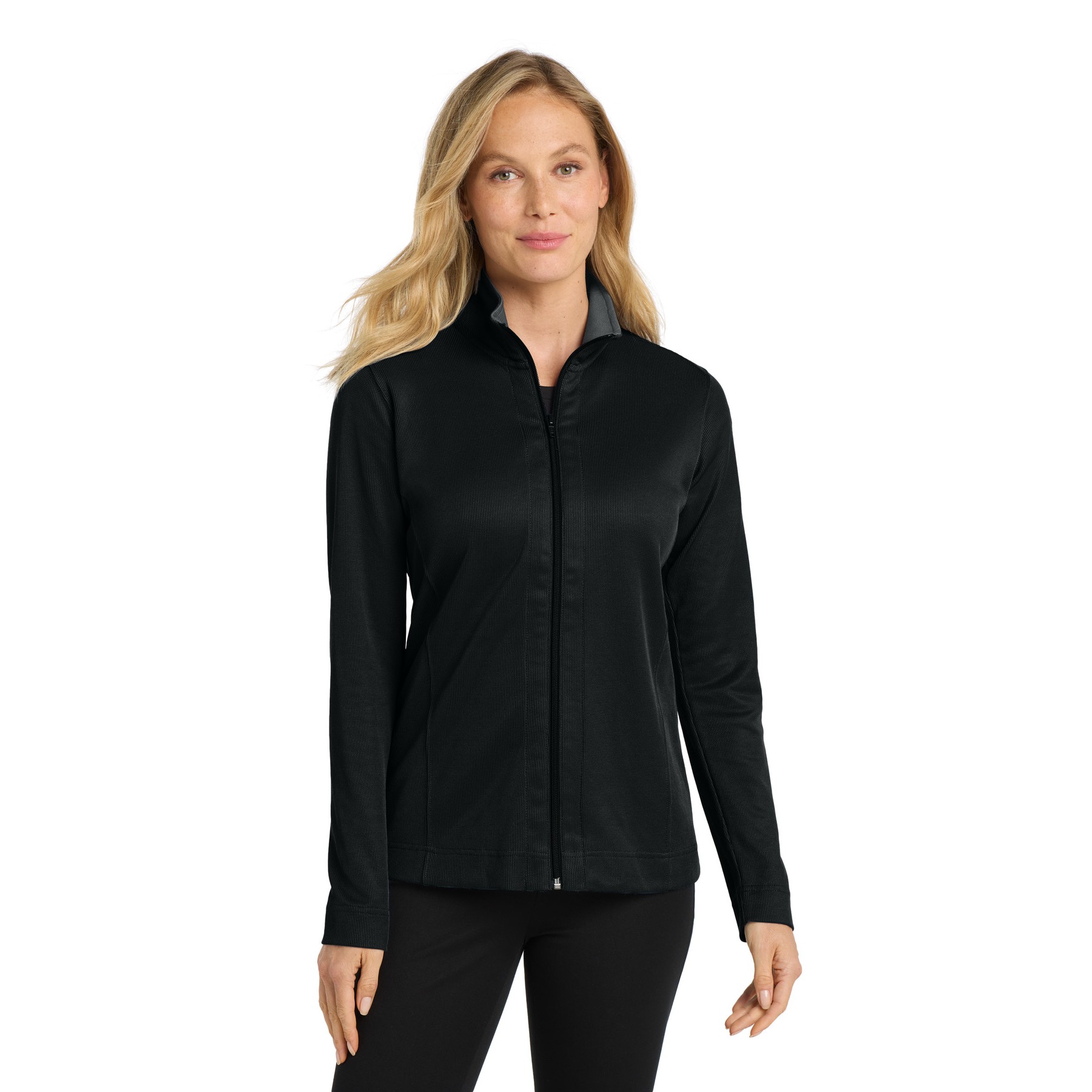 Women's Vertical Texture Full-Zip Jacket - Thumbnail Image