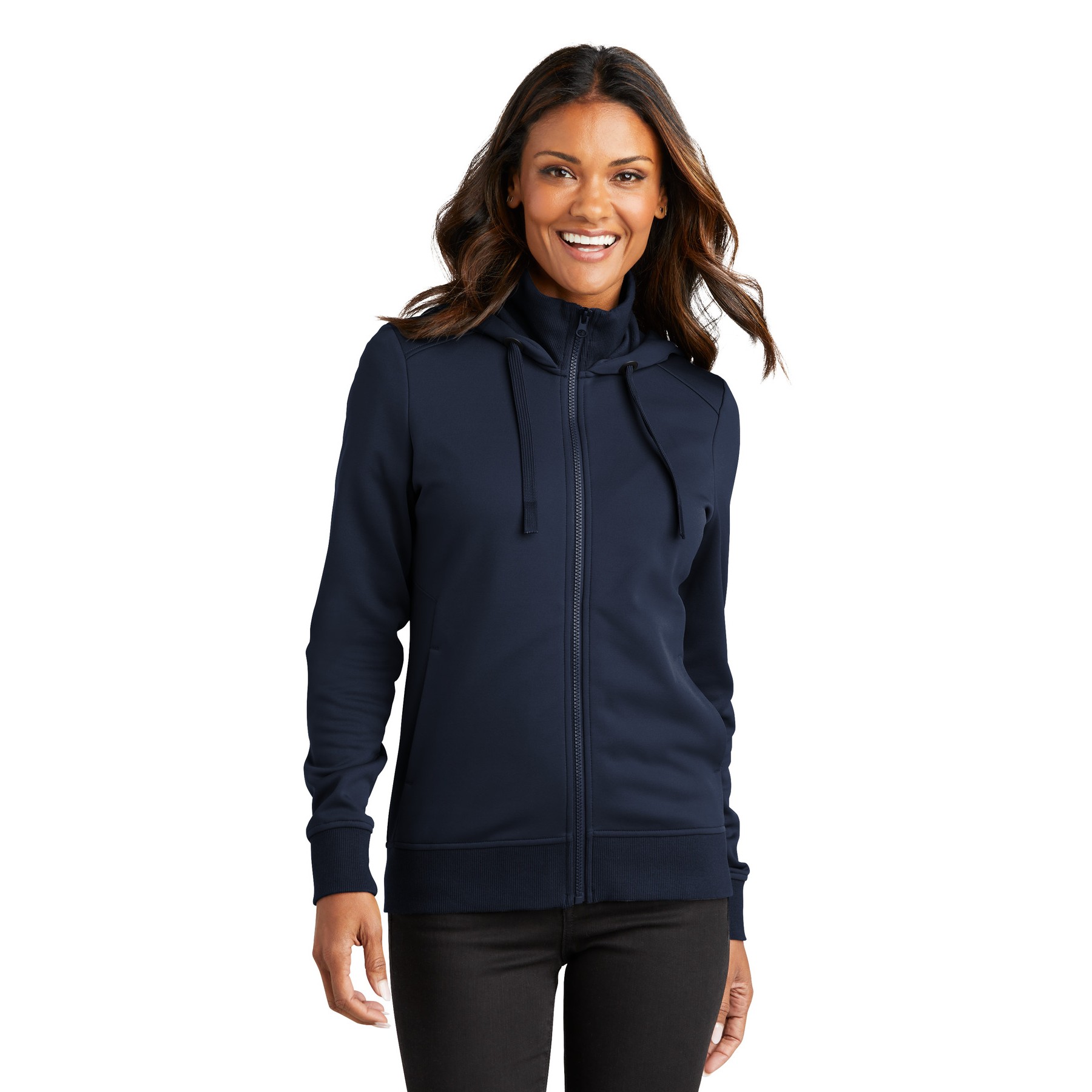 Women's Smooth Fleece Hooded Jacket - Thumbnail Image