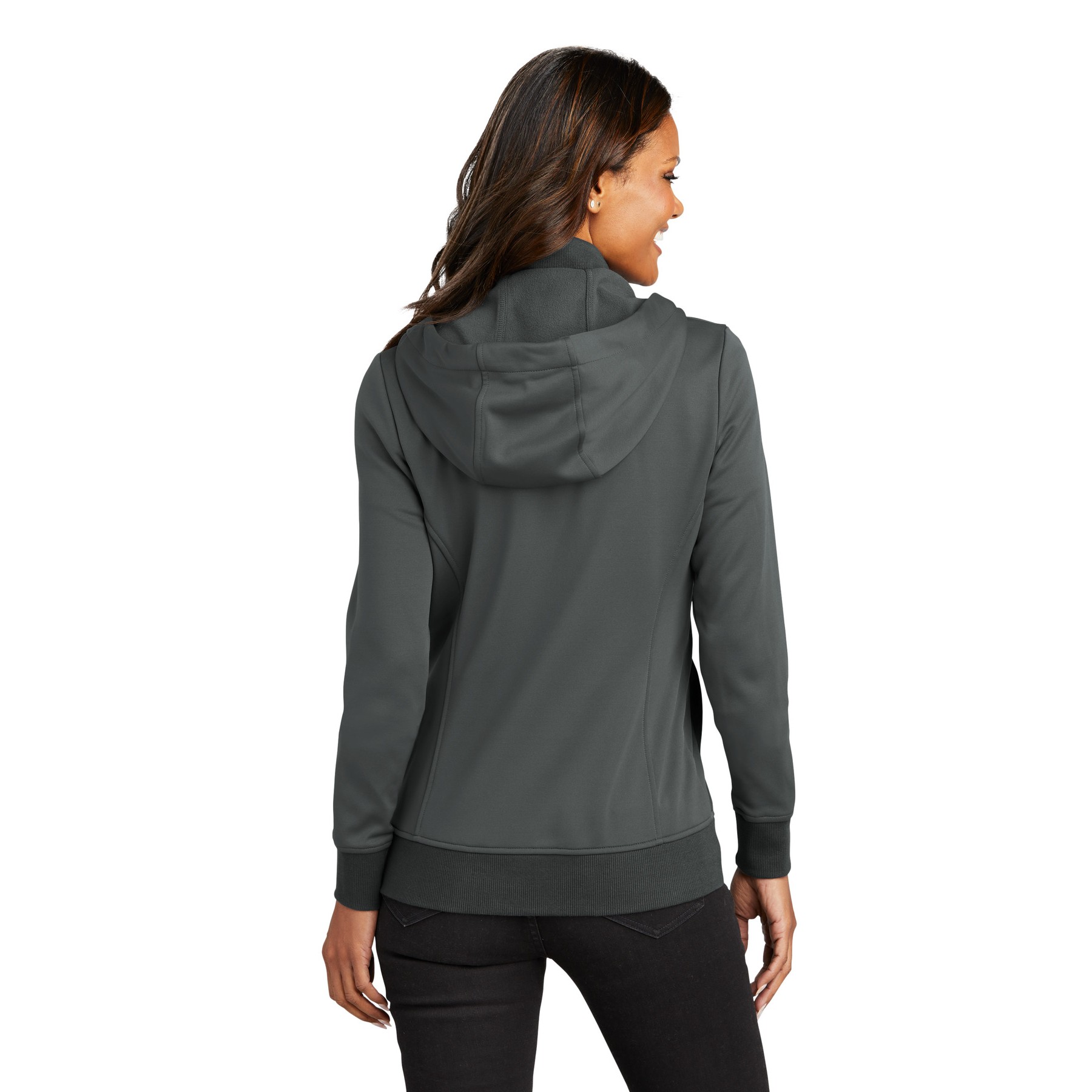 Women's Smooth Fleece Hooded Jacket - Thumbnail Image