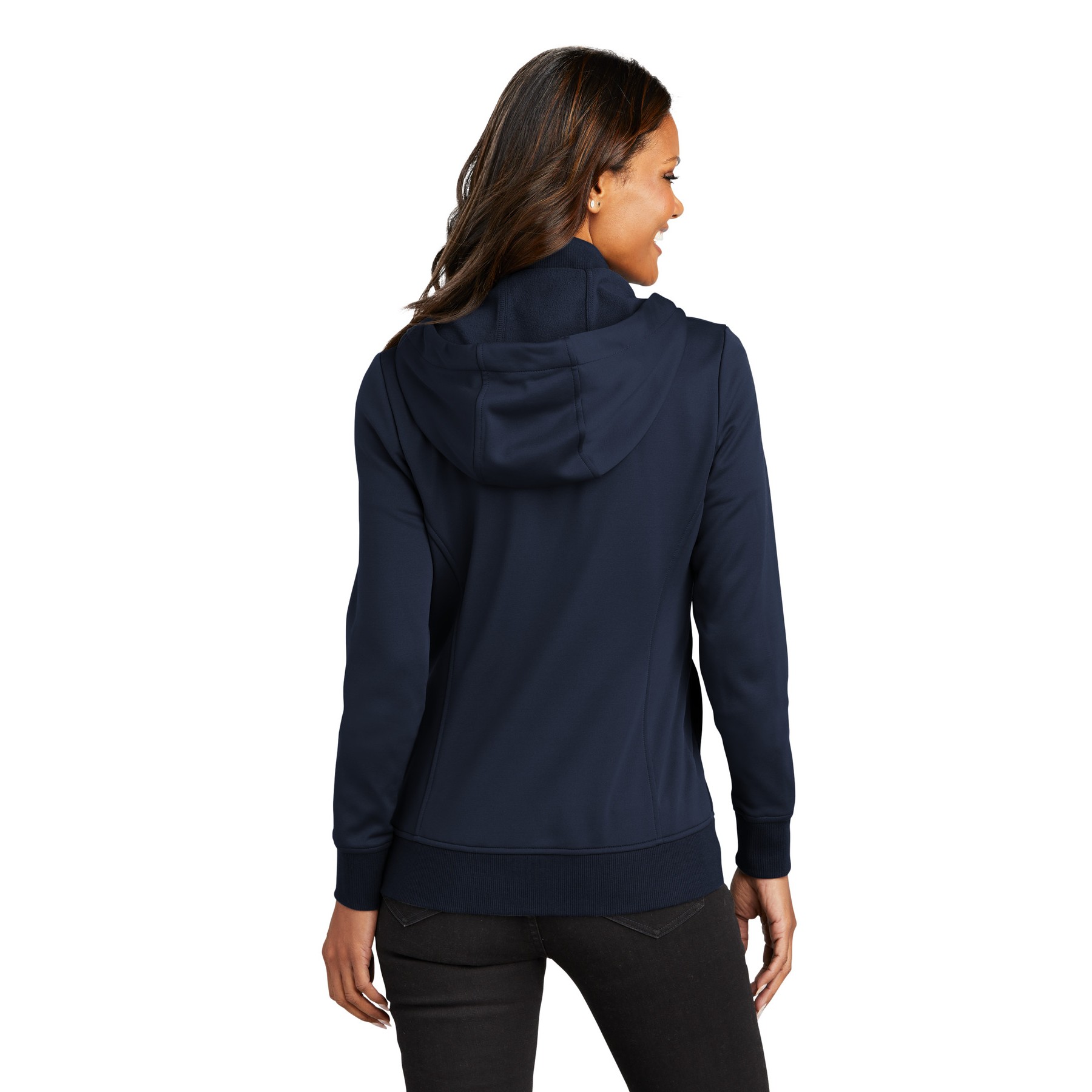 Women's Smooth Fleece Hooded Jacket - Thumbnail Image