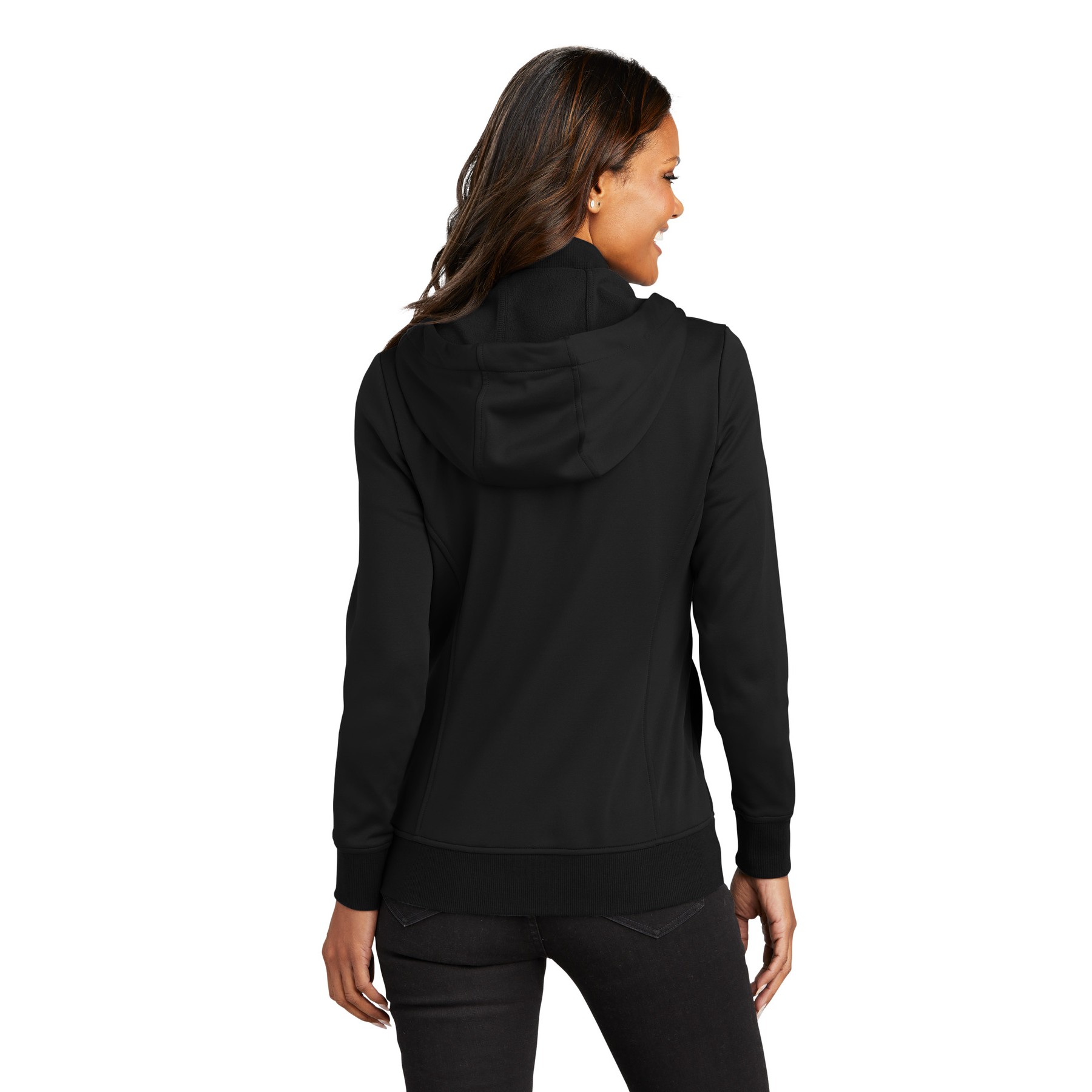 Women's Smooth Fleece Hooded Jacket - Thumbnail Image