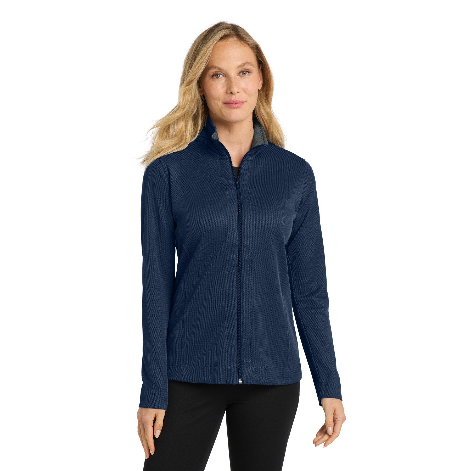 Women's Vertical Texture Full-Zip Jacket - Thumbnail Image