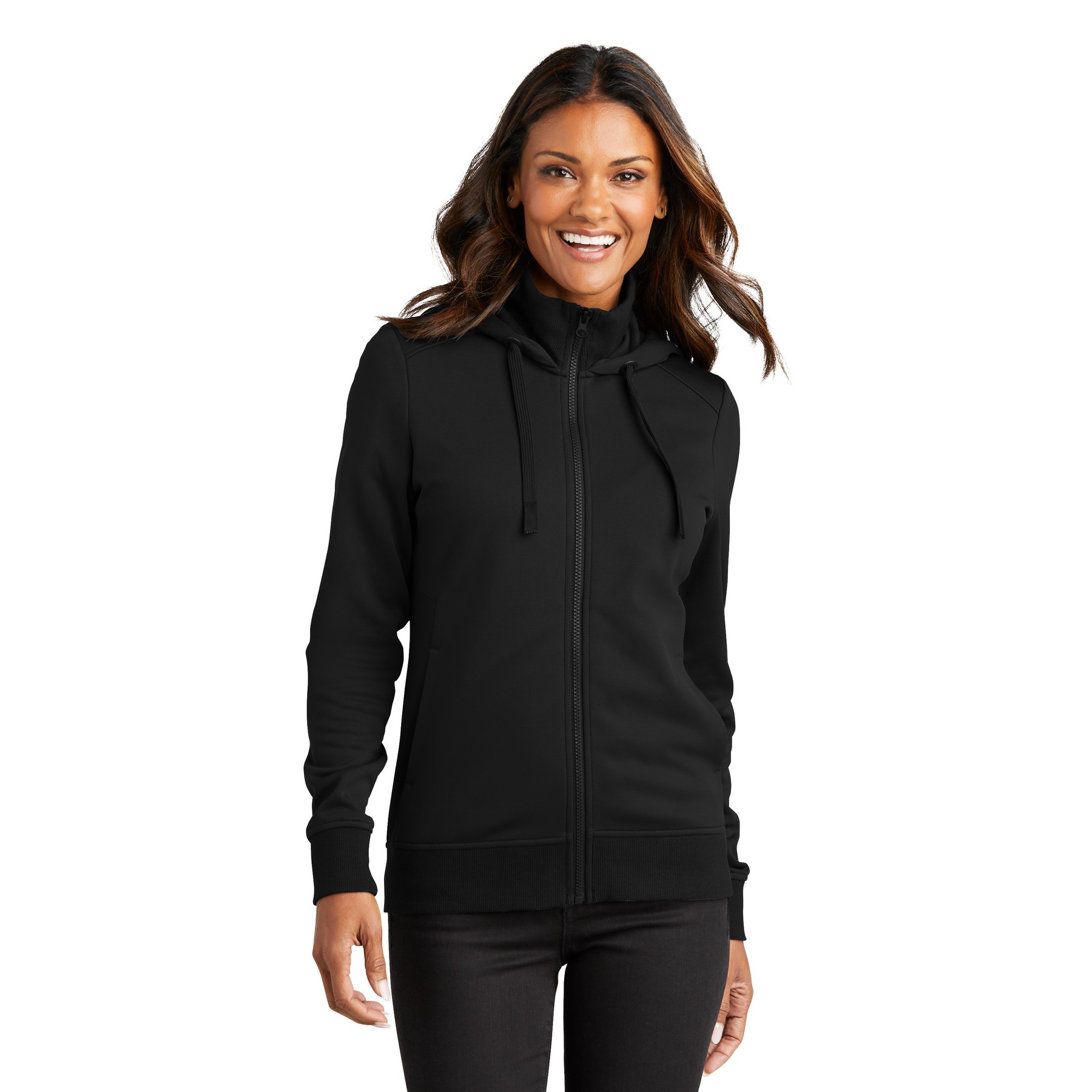 Women's Smooth Fleece Hooded Jacket - Thumbnail Image