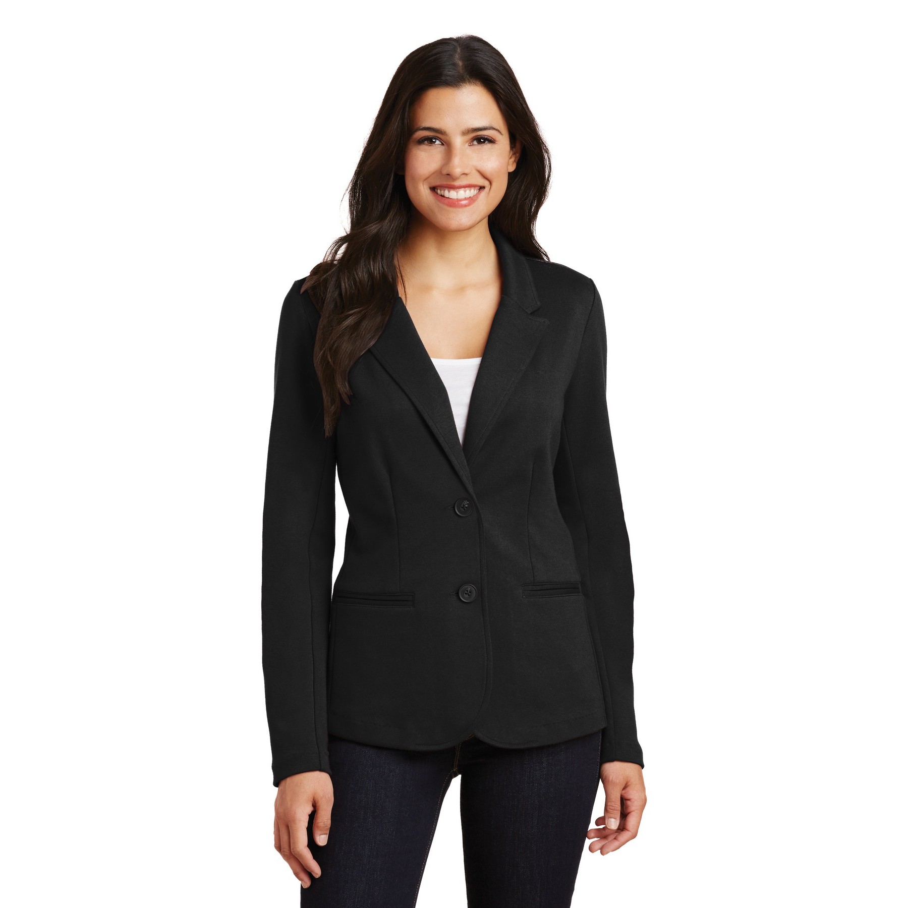 Women's Knit Blazer - Thumbnail Image