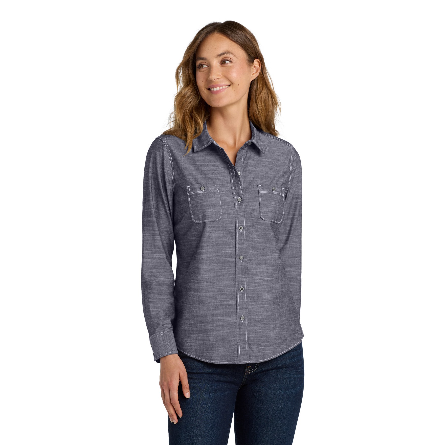 Women's Slub Chambray Shirt - Thumbnail Image