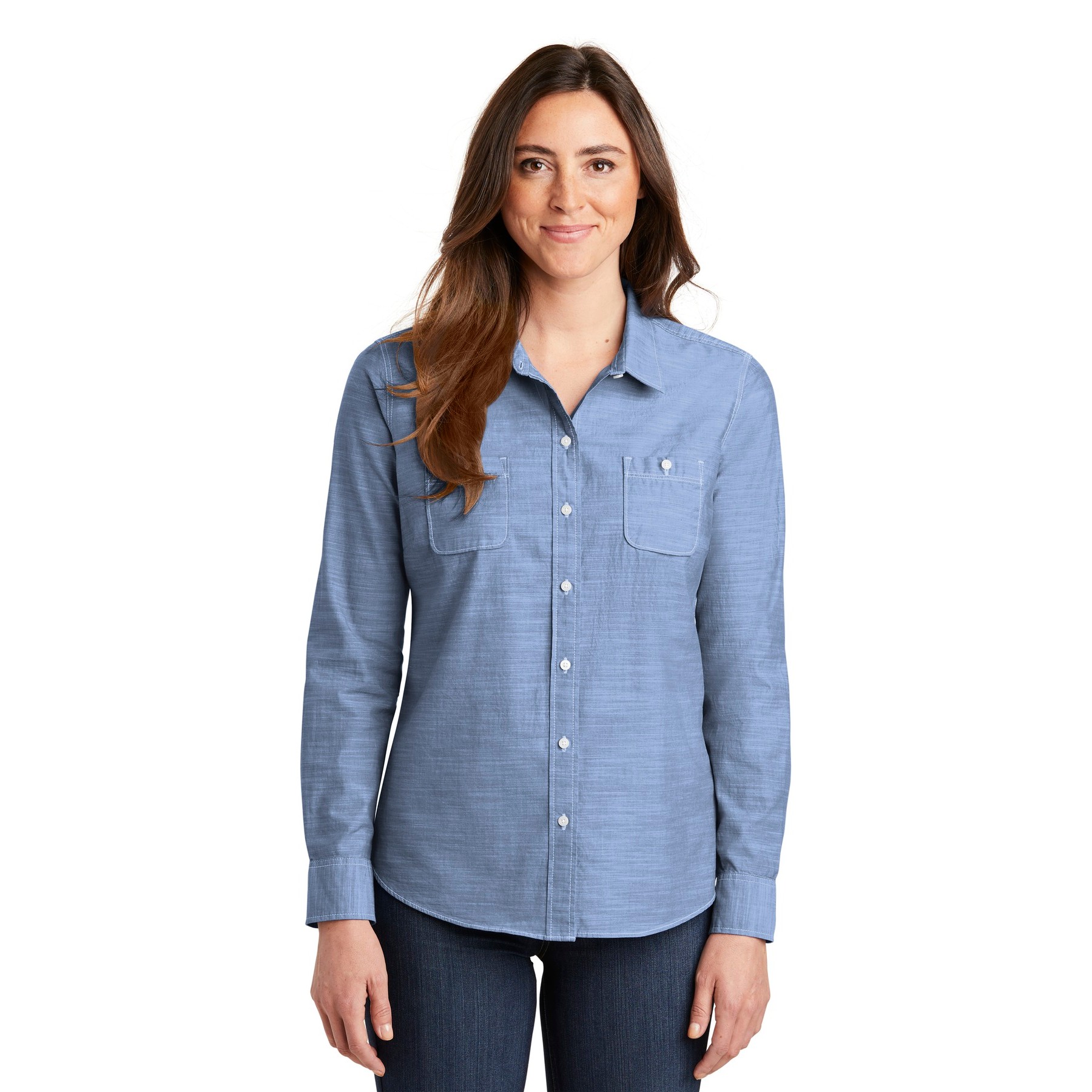 Women's Slub Chambray Shirt - Thumbnail Image