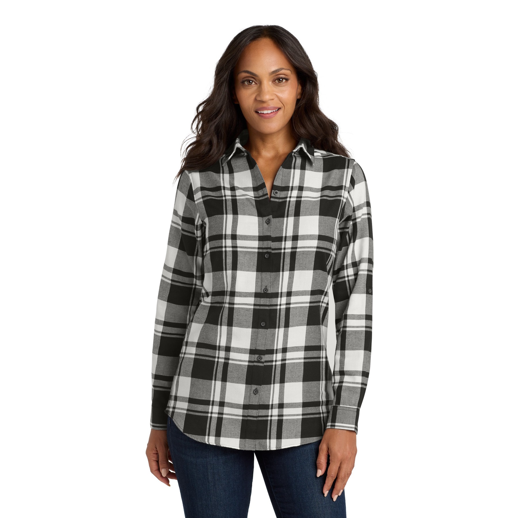 Women's Plaid Flannel Tunic