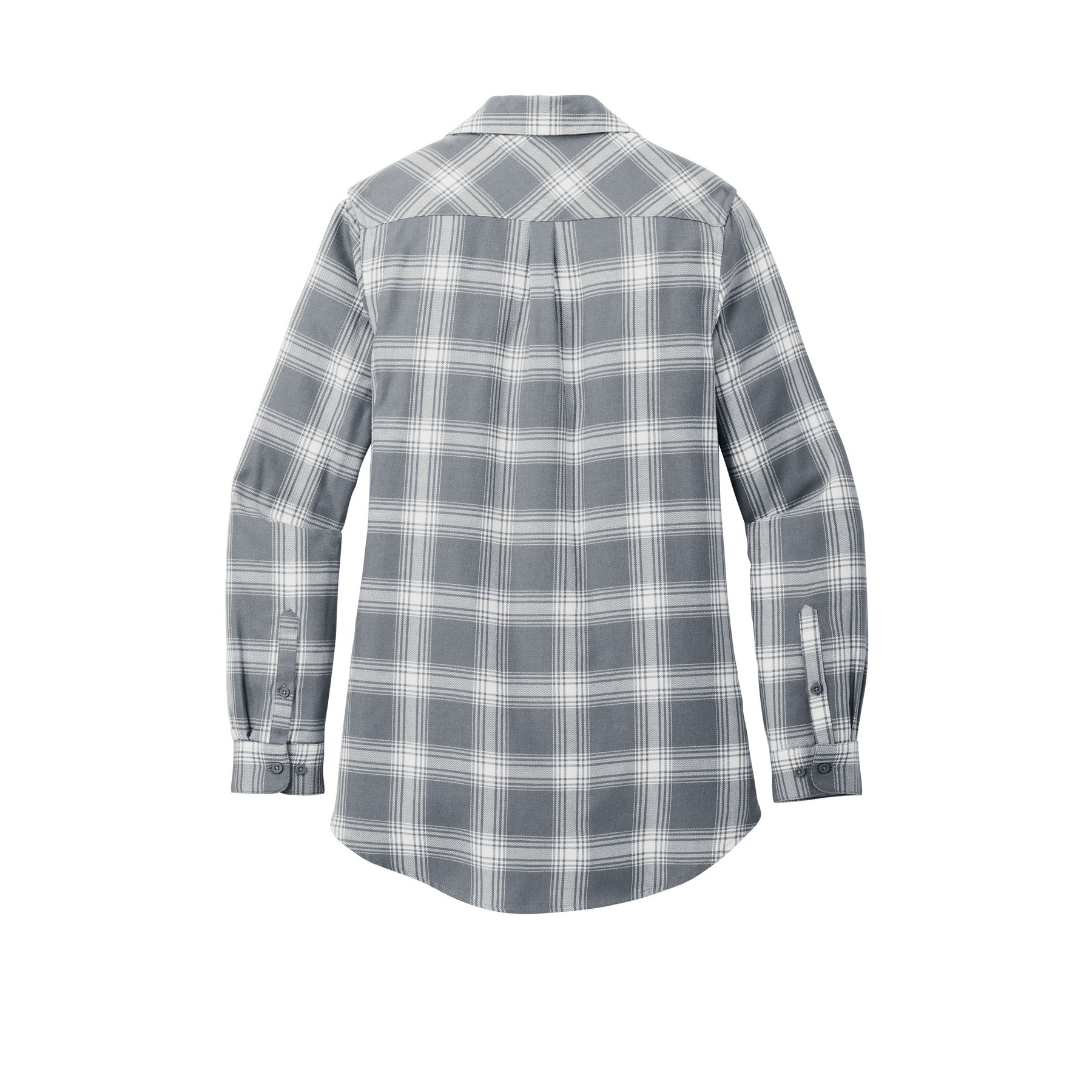 Women's Plaid Flannel Tunic - Thumbnail Image