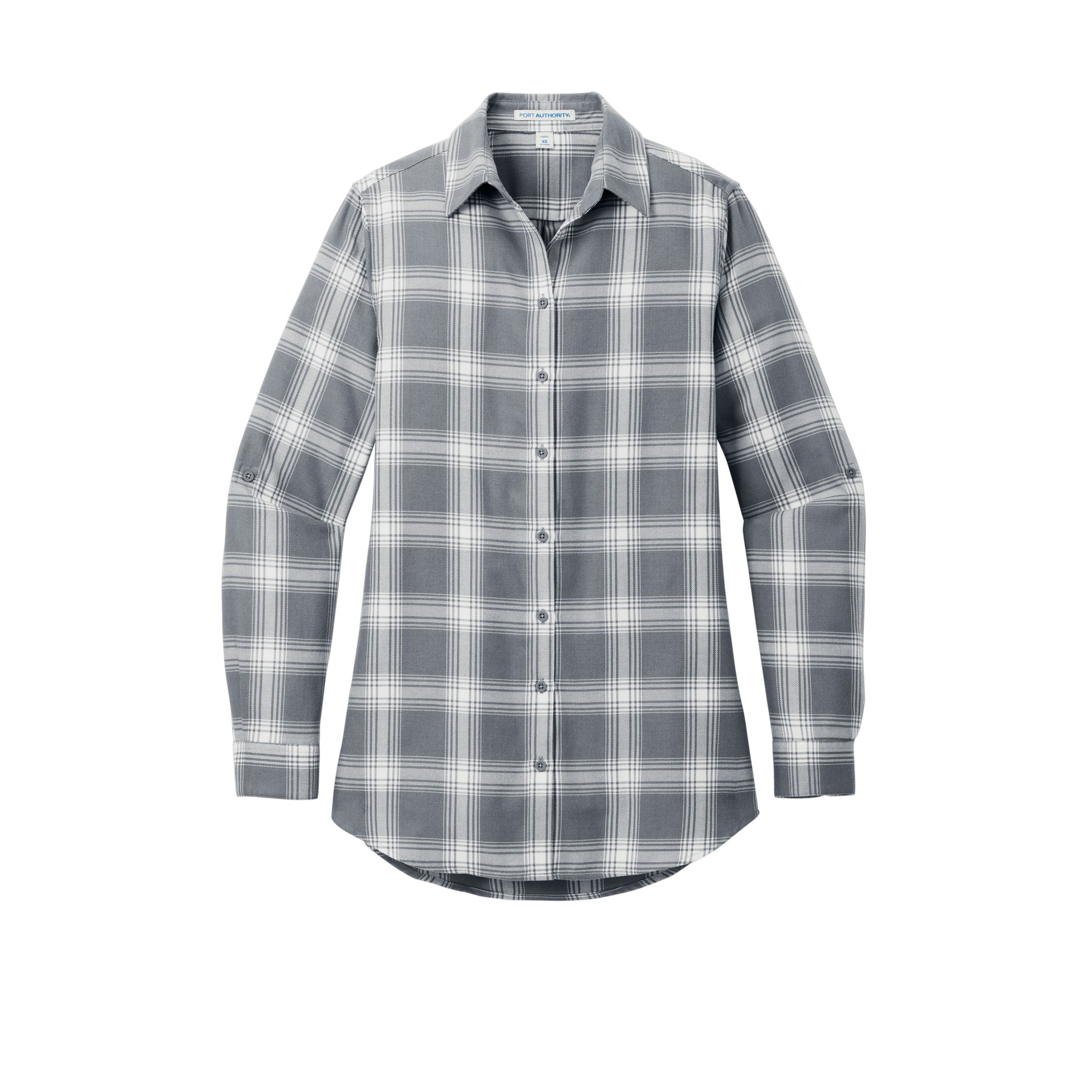 Women's Plaid Flannel Tunic - Thumbnail Image