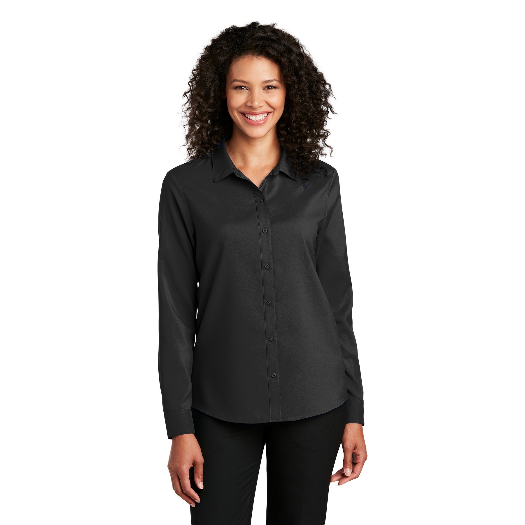 Women's Long Sleeve Performance Staff Shirt - Thumbnail Image