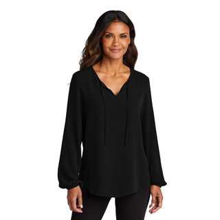 Women's Textured Crepe Blouse