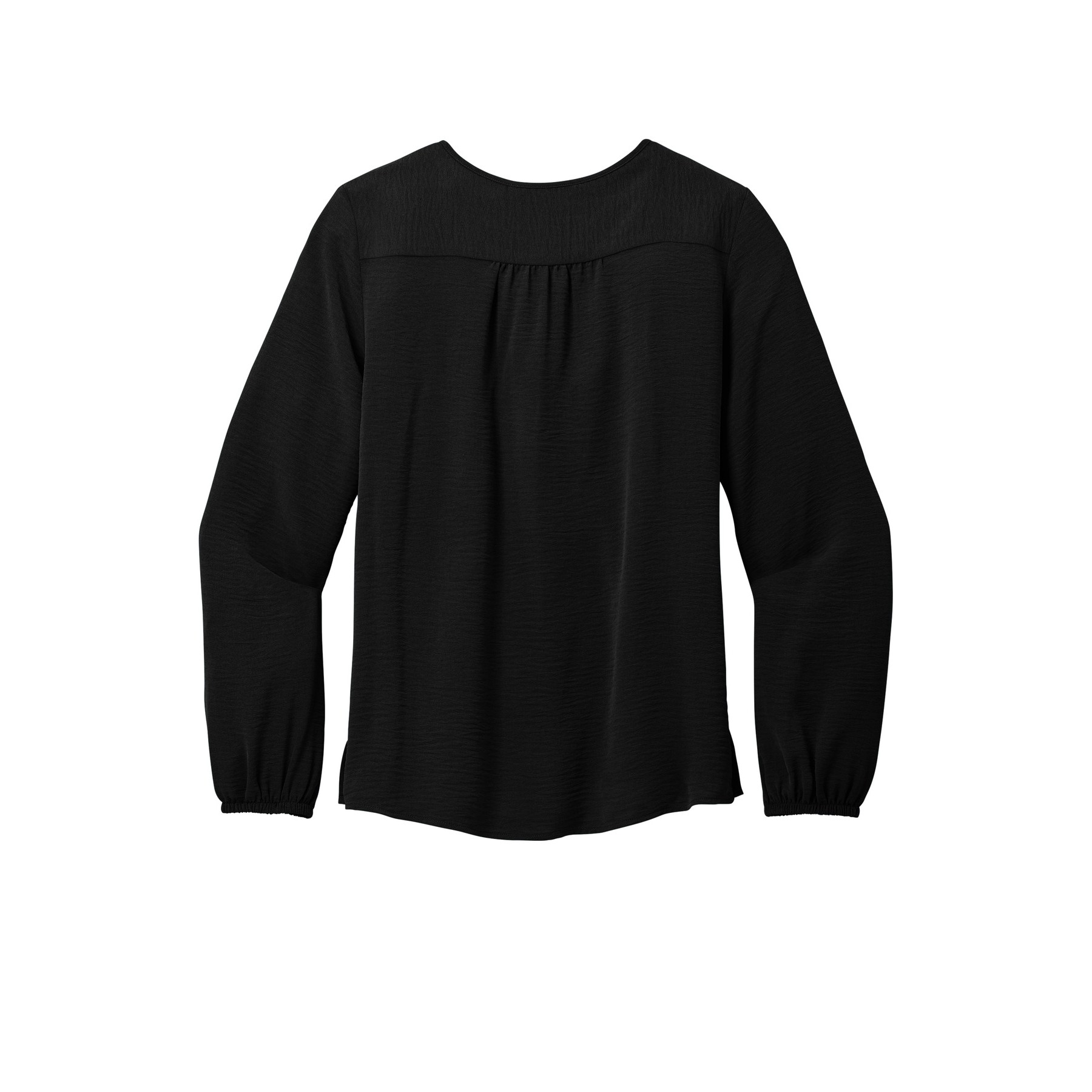 Women's Textured Crepe Blouse - Thumbnail Image