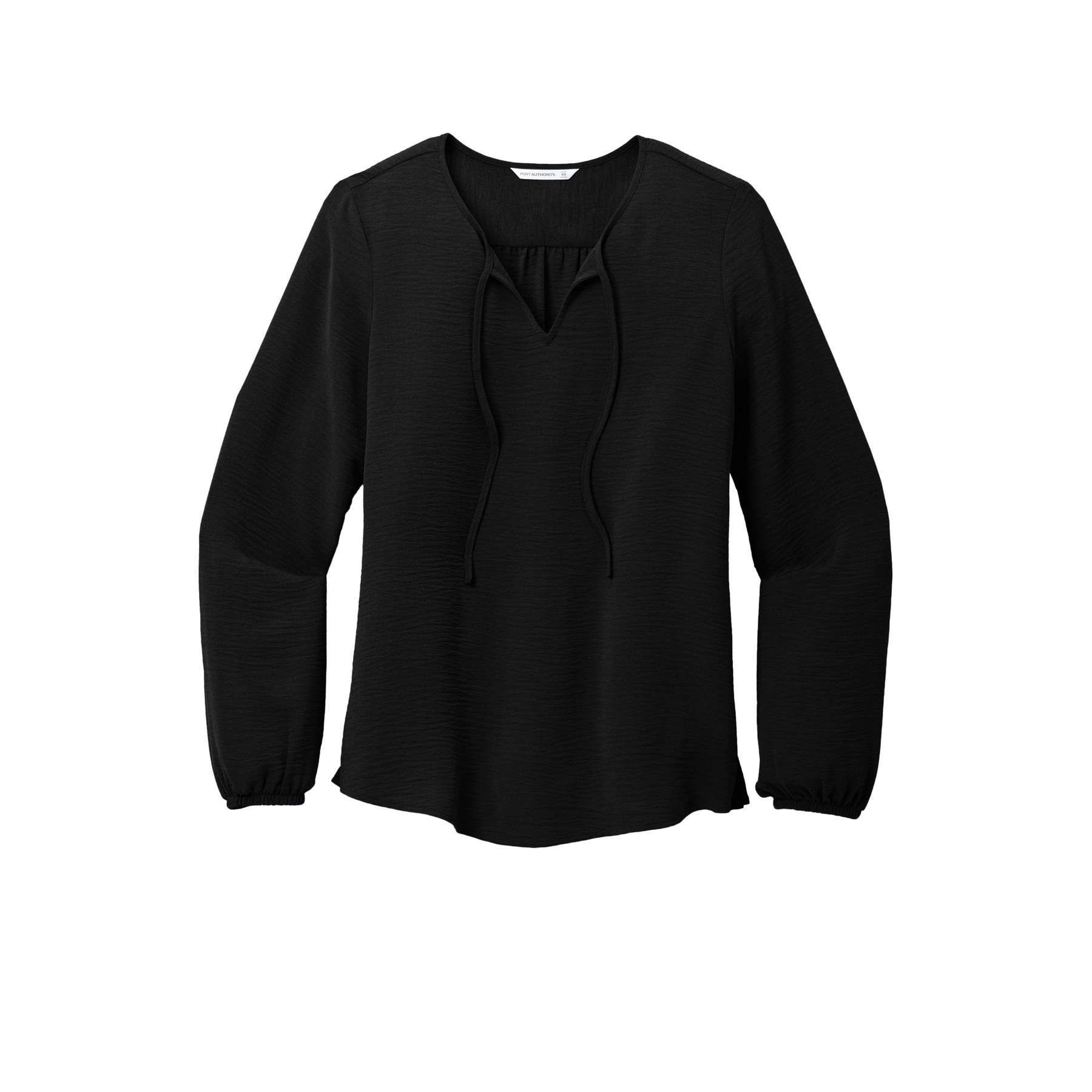 Women's Textured Crepe Blouse - Thumbnail Image