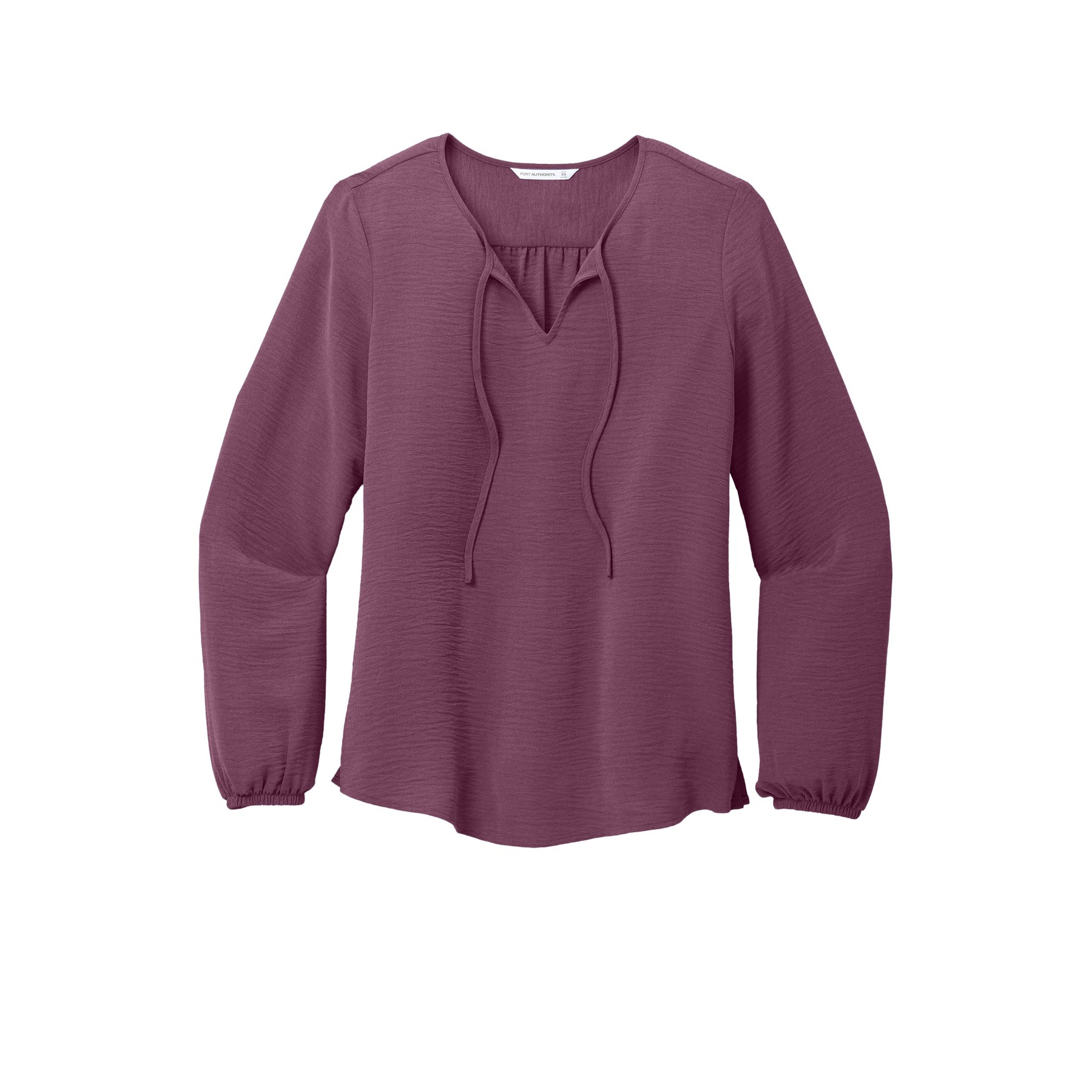 Women's Textured Crepe Blouse - Thumbnail Image