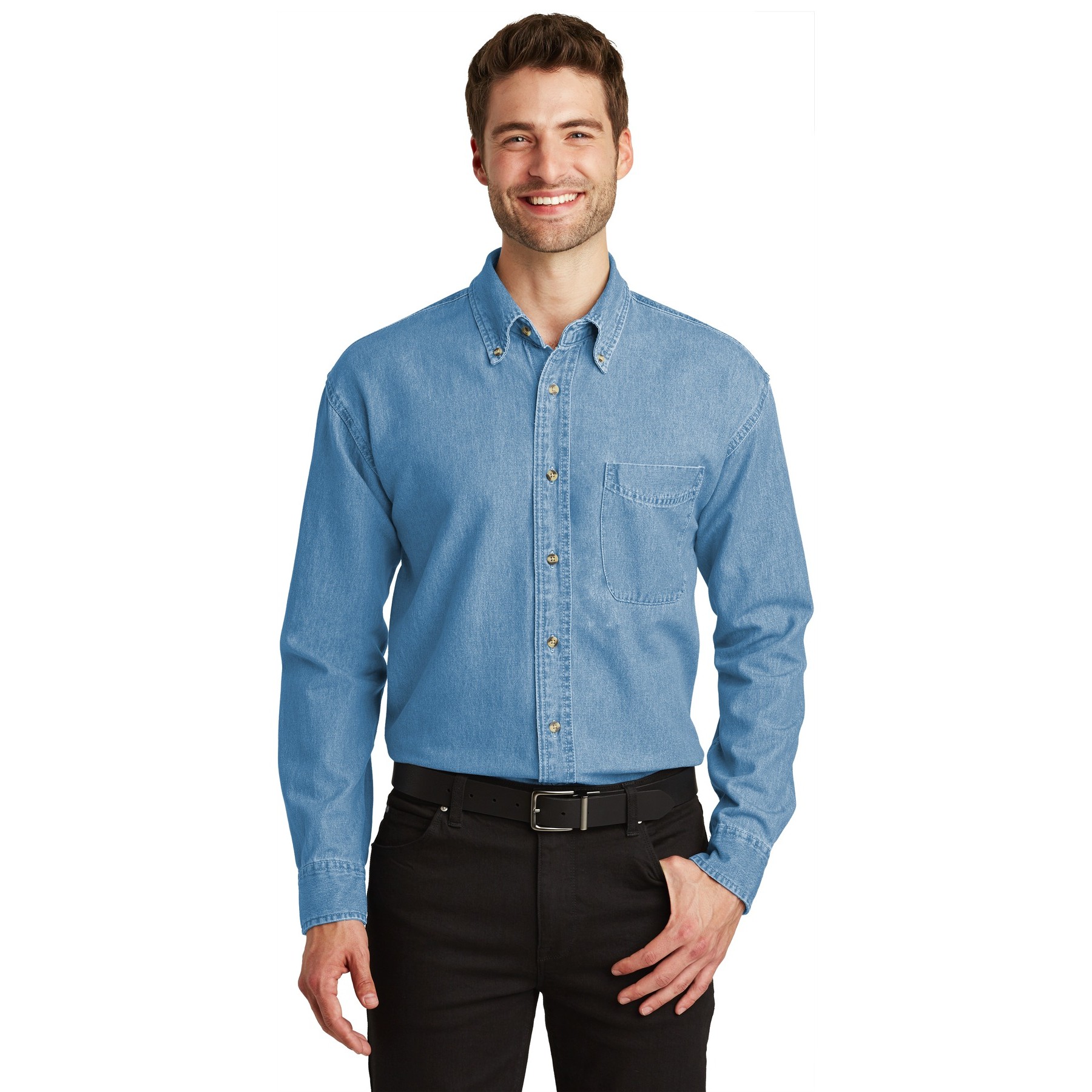 Long Sleeve Denim Shirt