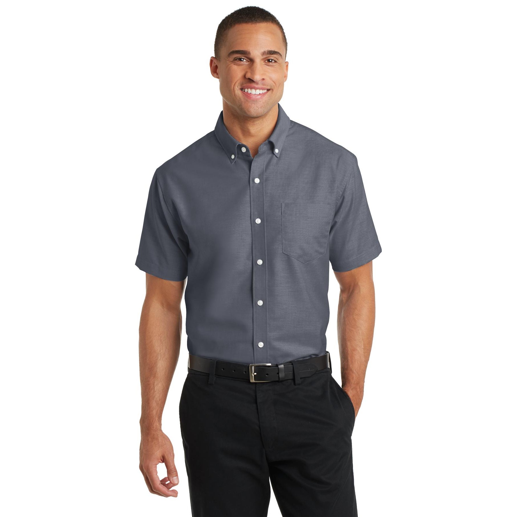 Short Sleeve SuperPro Oxford Shirt - Thumbnail Image