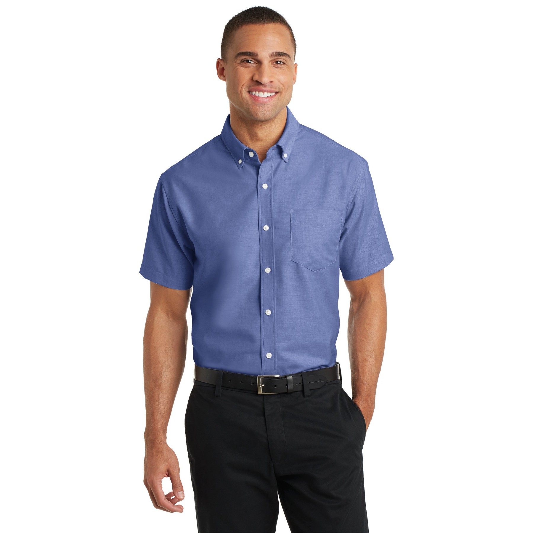 Short Sleeve SuperPro Oxford Shirt - Thumbnail Image