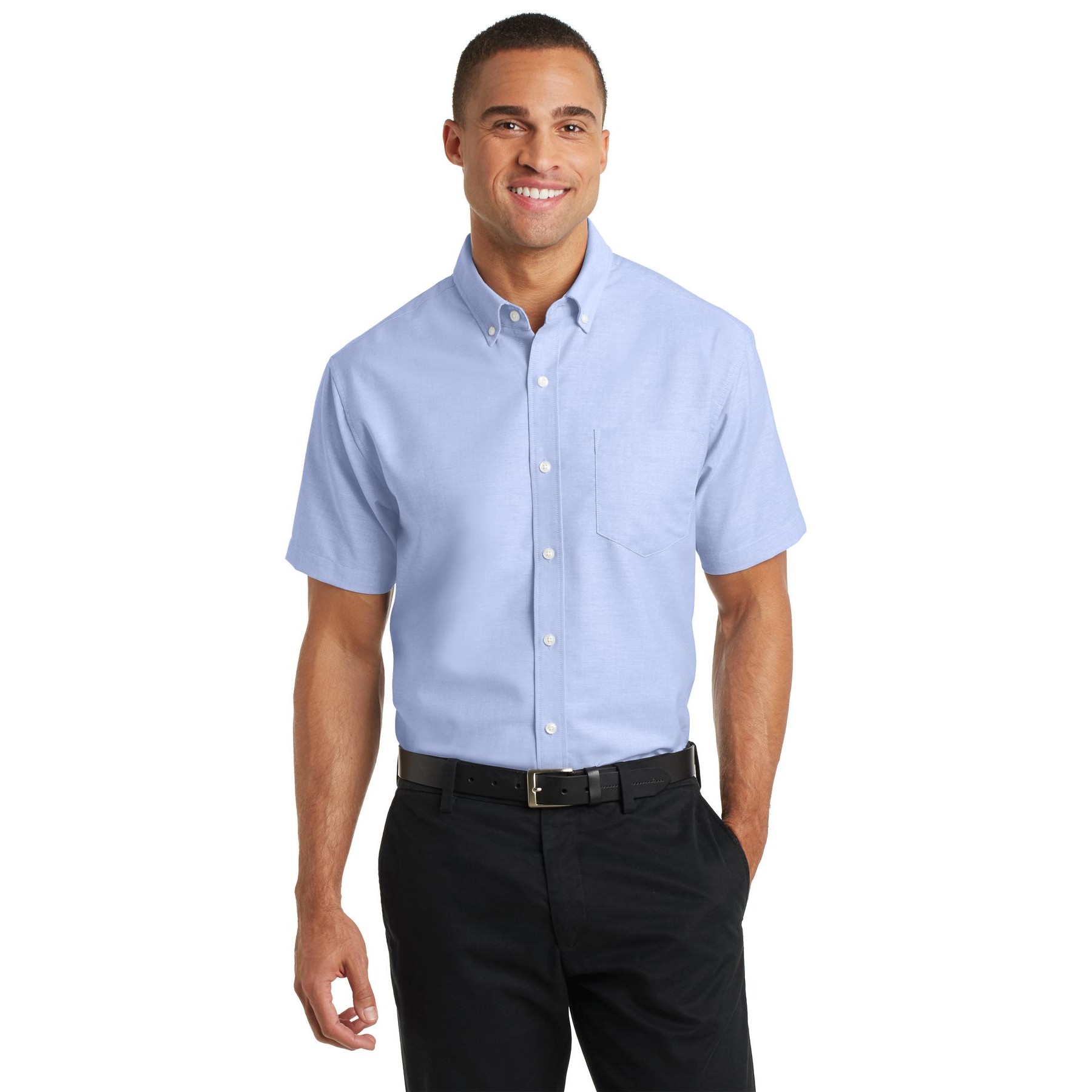 Short Sleeve SuperPro Oxford Shirt - Thumbnail Image