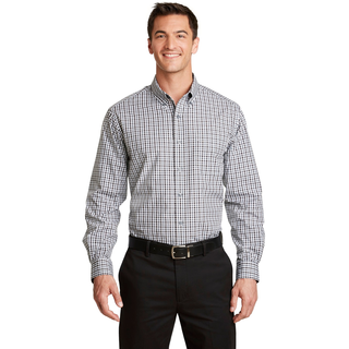 Long Sleeve Gingham Easy Care Shirt