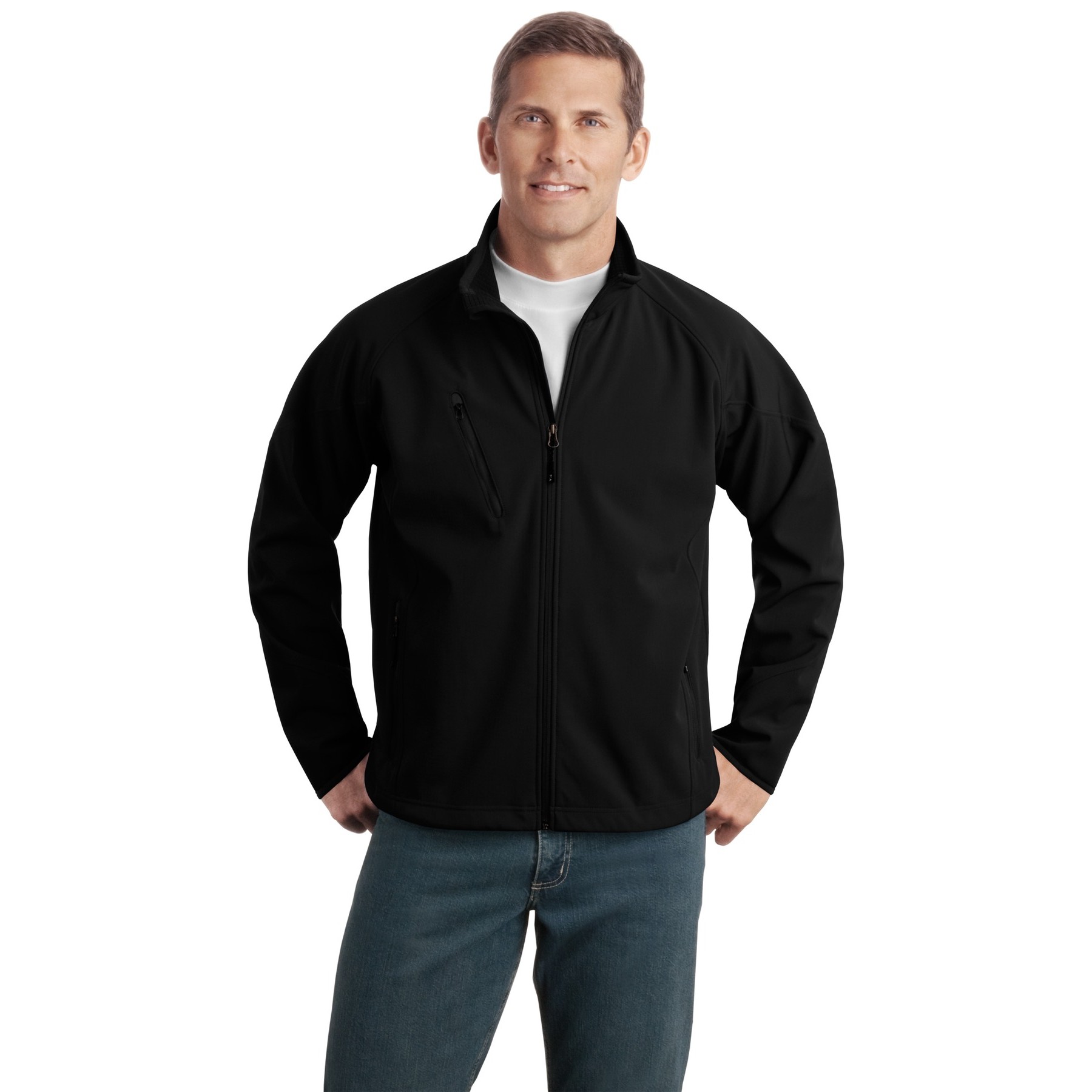 Tall Textured Soft Shell Jacket - Main Image