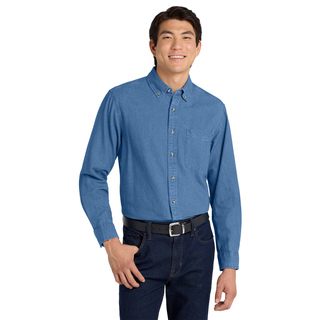 Tall Long Sleeve Denim Shirt