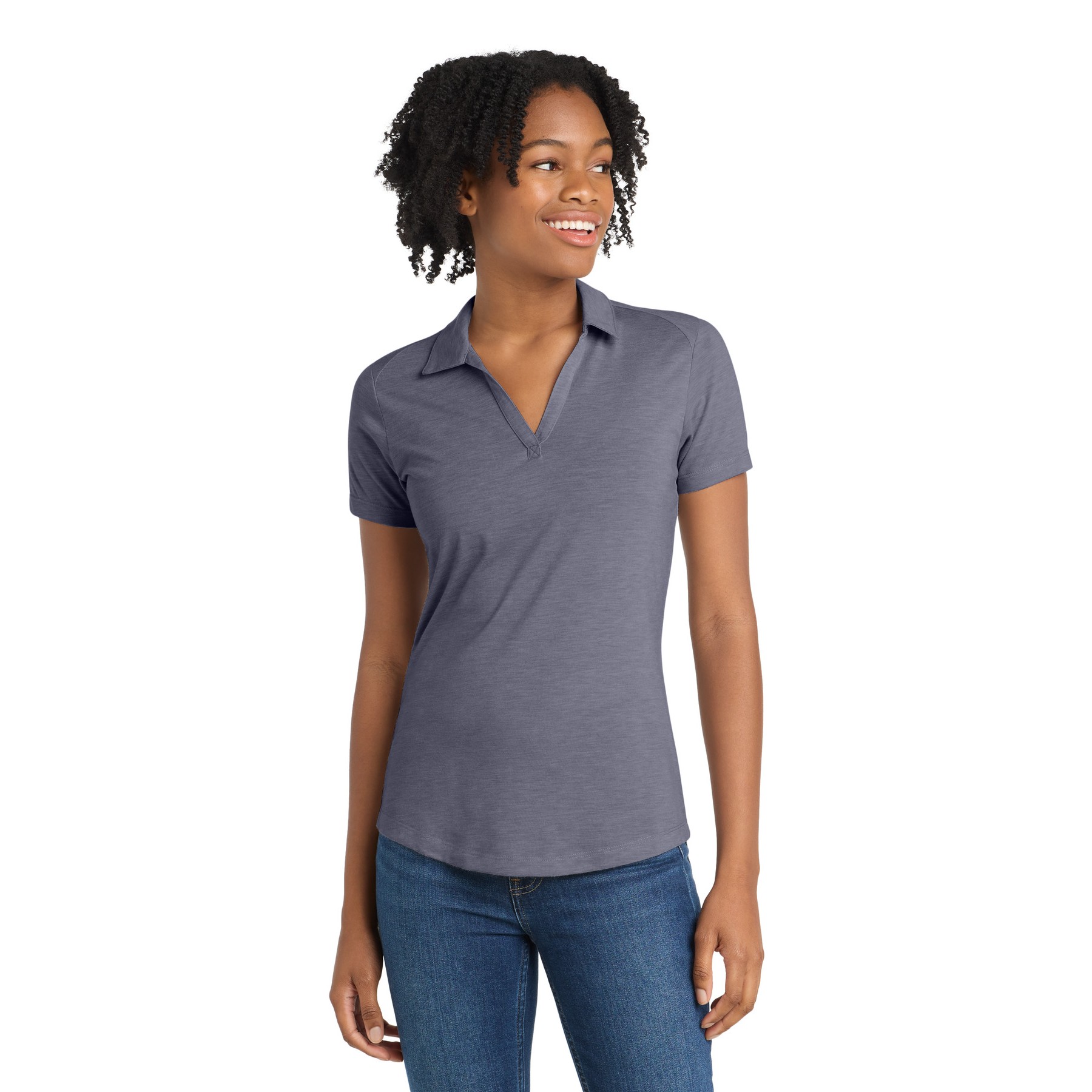 Women's PosiCharge Tri-Blend Wicking Polo - Thumbnail Image