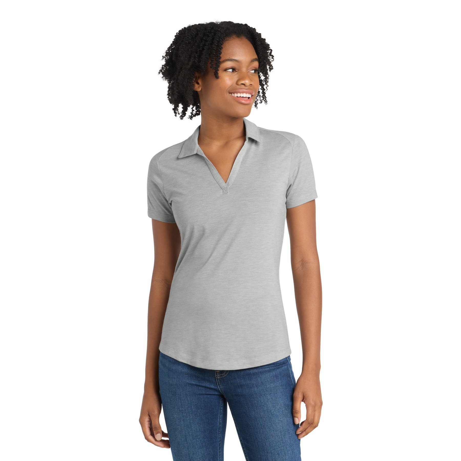 Women's PosiCharge Tri-Blend Wicking Polo - Thumbnail Image