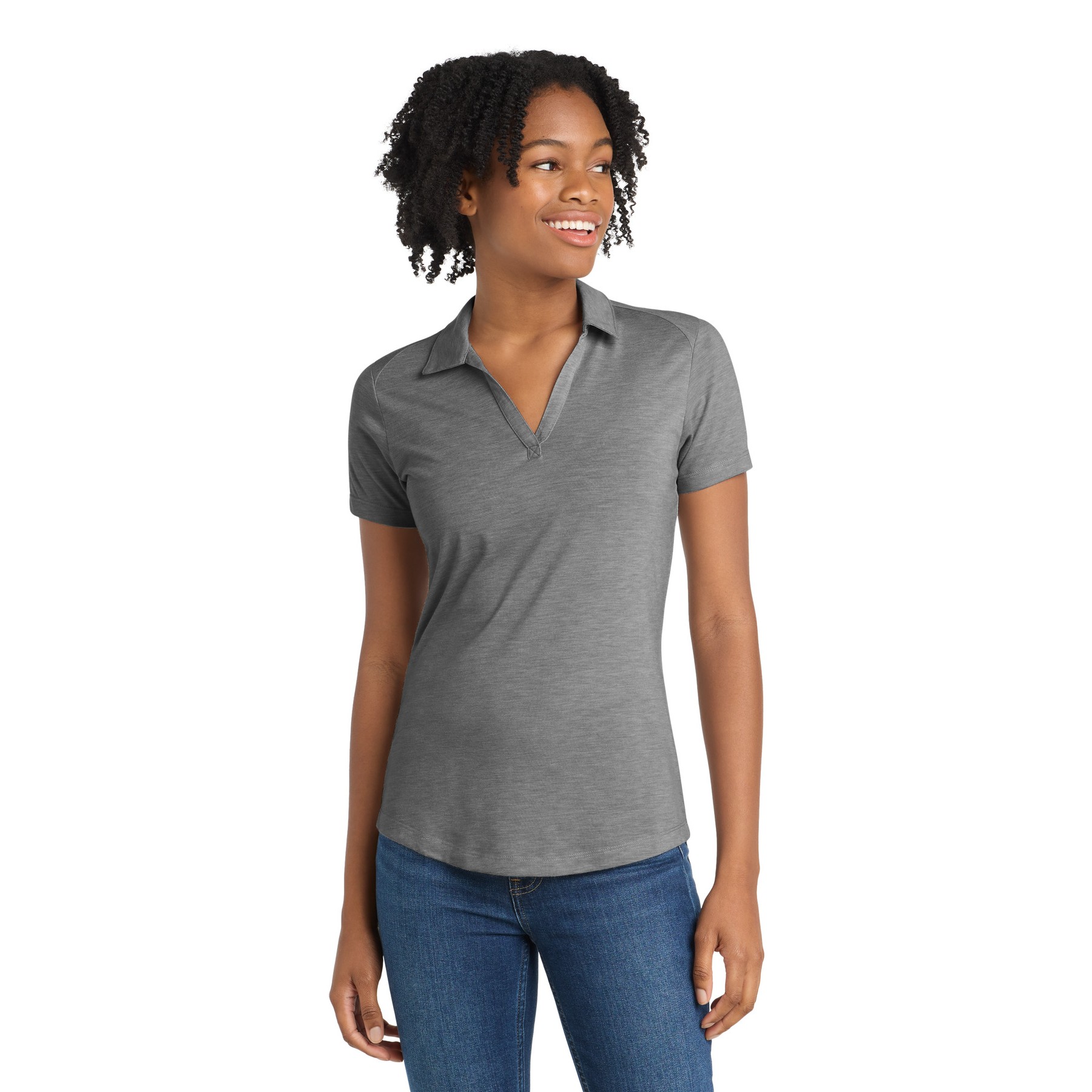 Women's PosiCharge Tri-Blend Wicking Polo - Thumbnail Image