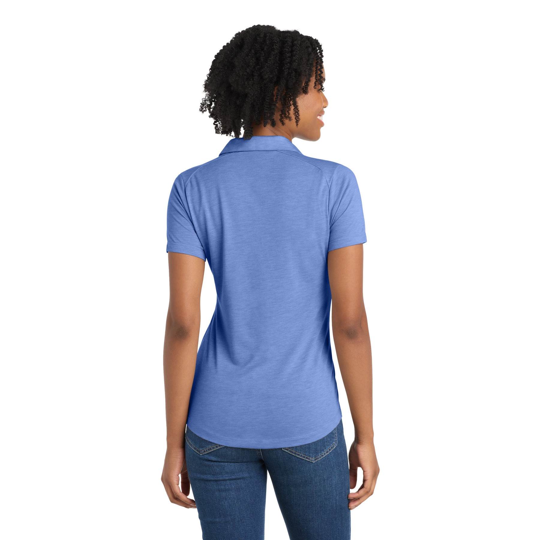 Women's PosiCharge Tri-Blend Wicking Polo - Thumbnail Image
