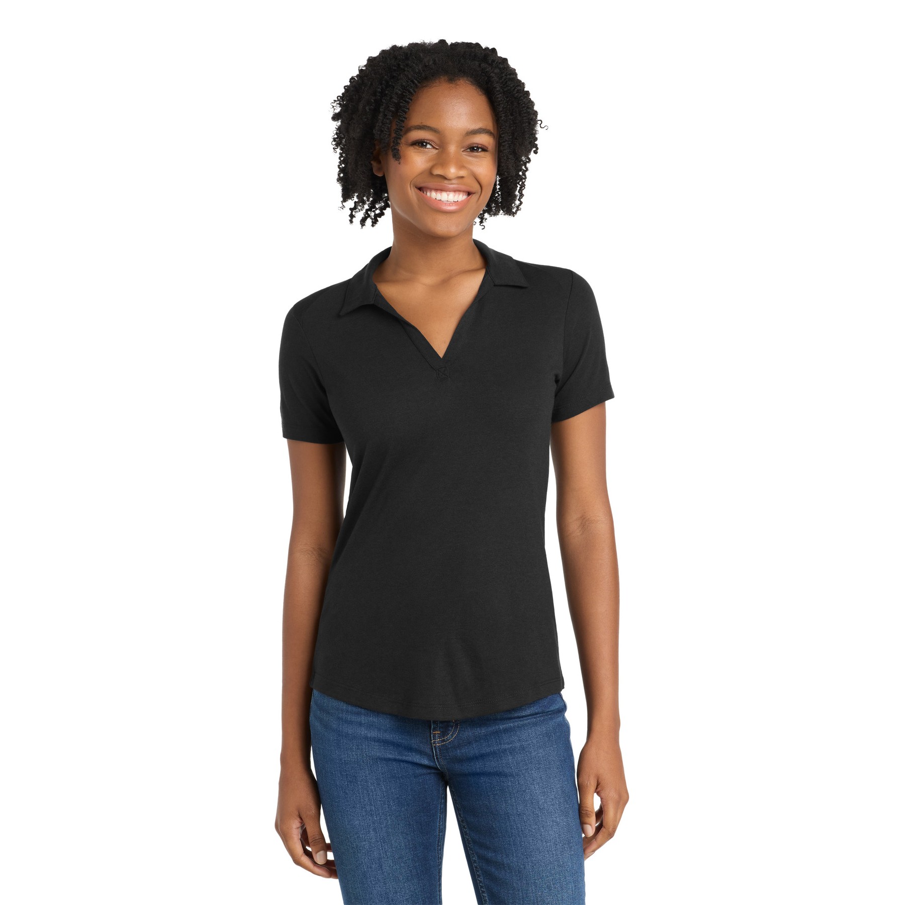 Women's PosiCharge Tri-Blend Wicking Polo - Thumbnail Image