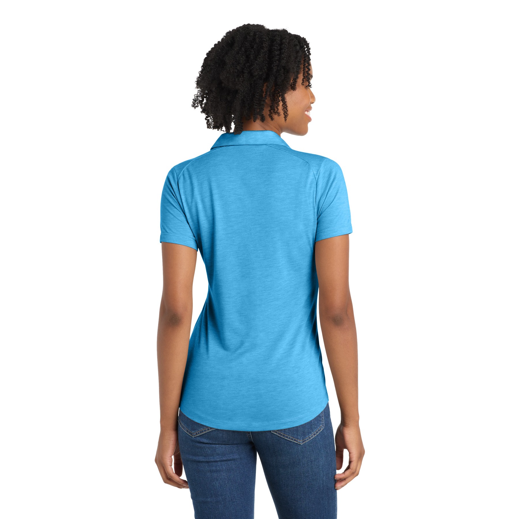 Women's PosiCharge Tri-Blend Wicking Polo - Thumbnail Image