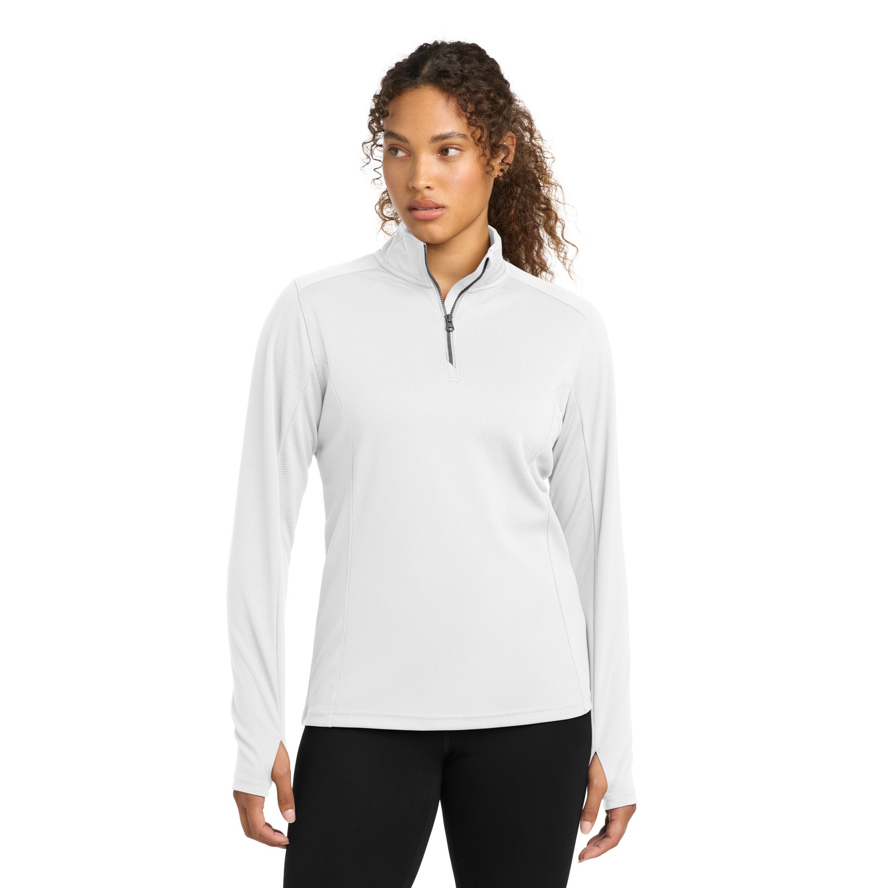 Women's Sport-Wick Textured 1/4-Zip Pullover - Main Image
