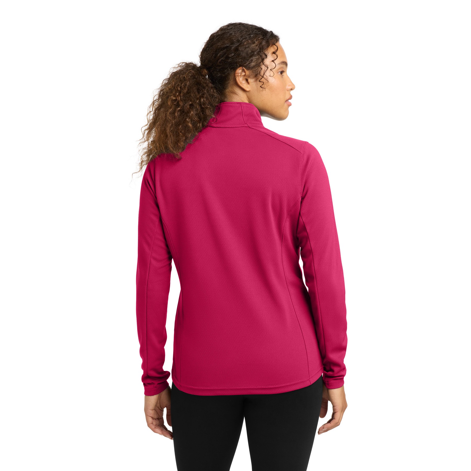 Women's Sport-Wick Textured 1/4-Zip Pullover - Thumbnail Image
