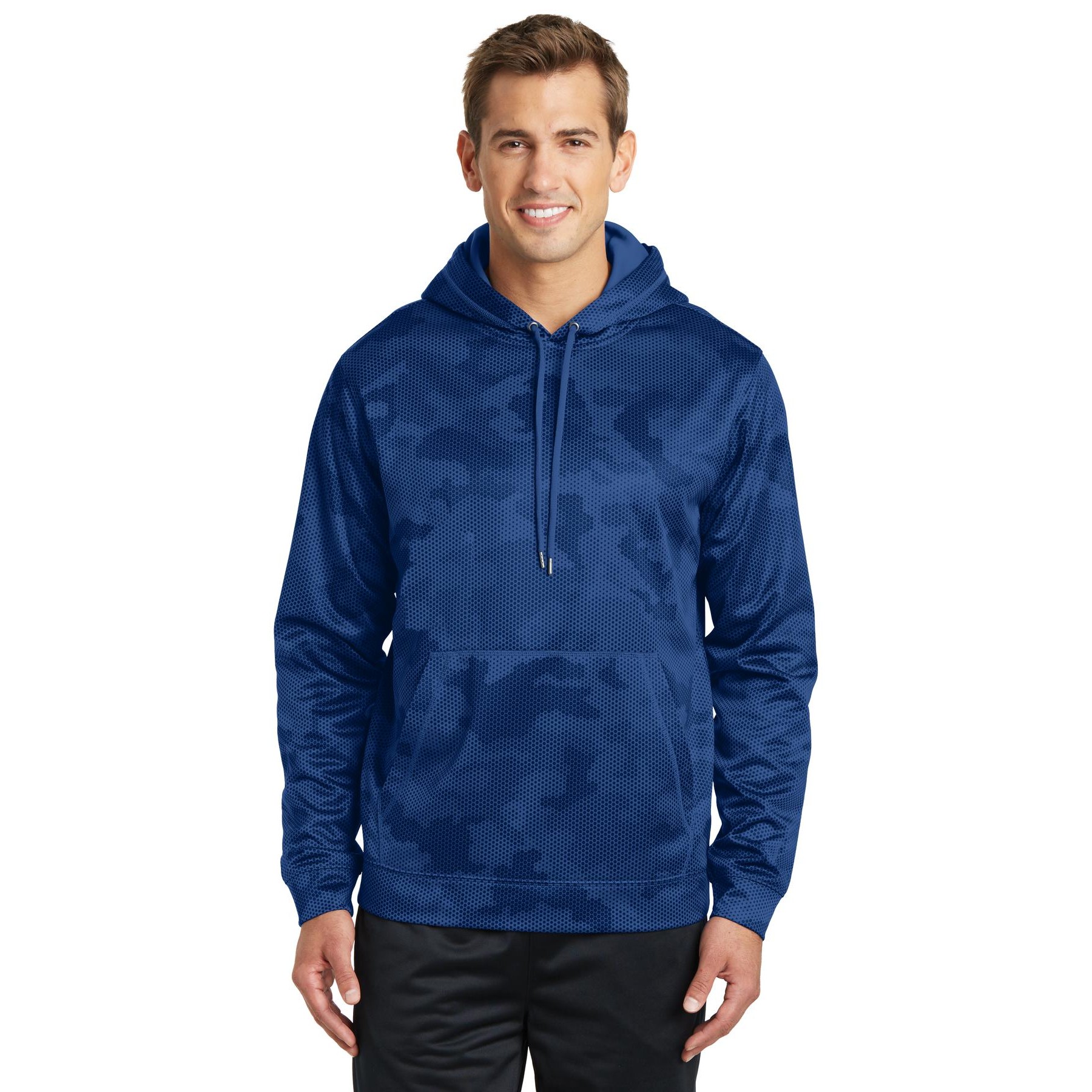 Sport-Wick CamoHex Fleece Hooded Pullover - Thumbnail Image