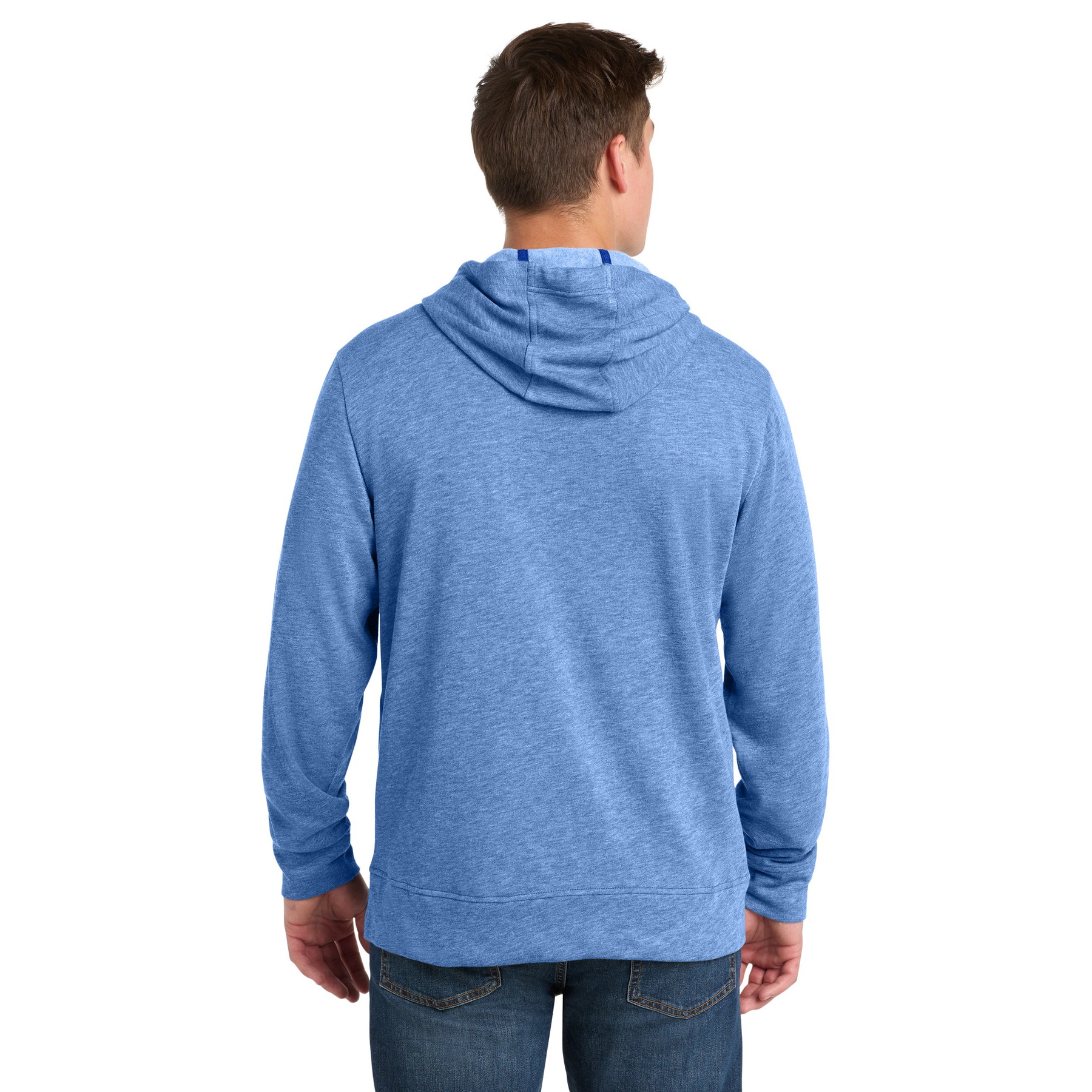 PosiCharge Tri-Blend Wicking Fleece Full-Zip Hooded Jacket - Thumbnail Image