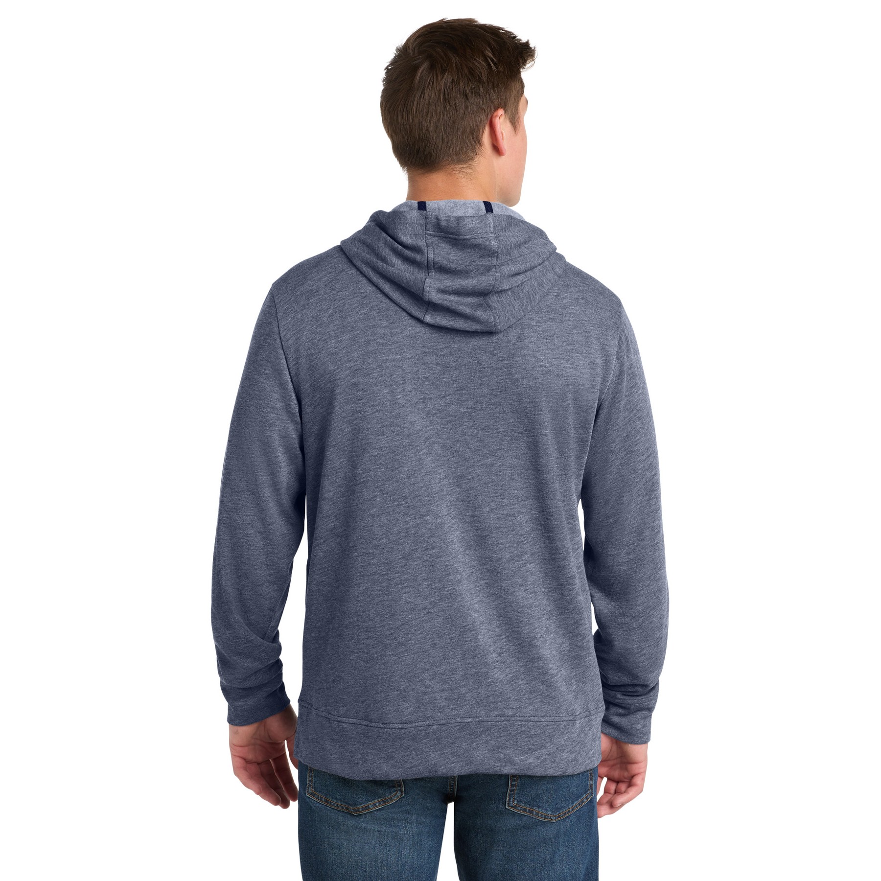 PosiCharge Tri-Blend Wicking Fleece Full-Zip Hooded Jacket - Thumbnail Image
