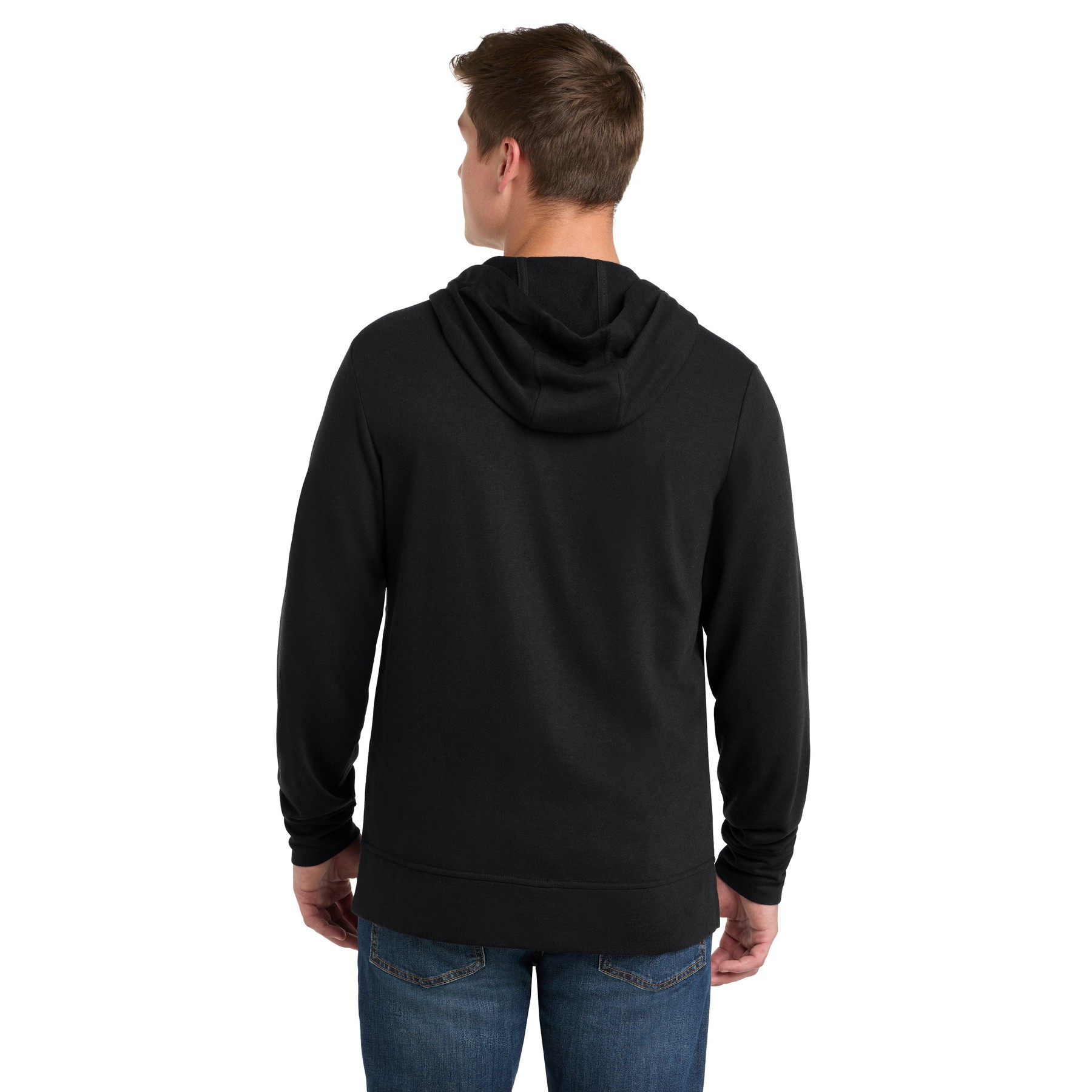 PosiCharge Tri-Blend Wicking Fleece Full-Zip Hooded Jacket - Thumbnail Image
