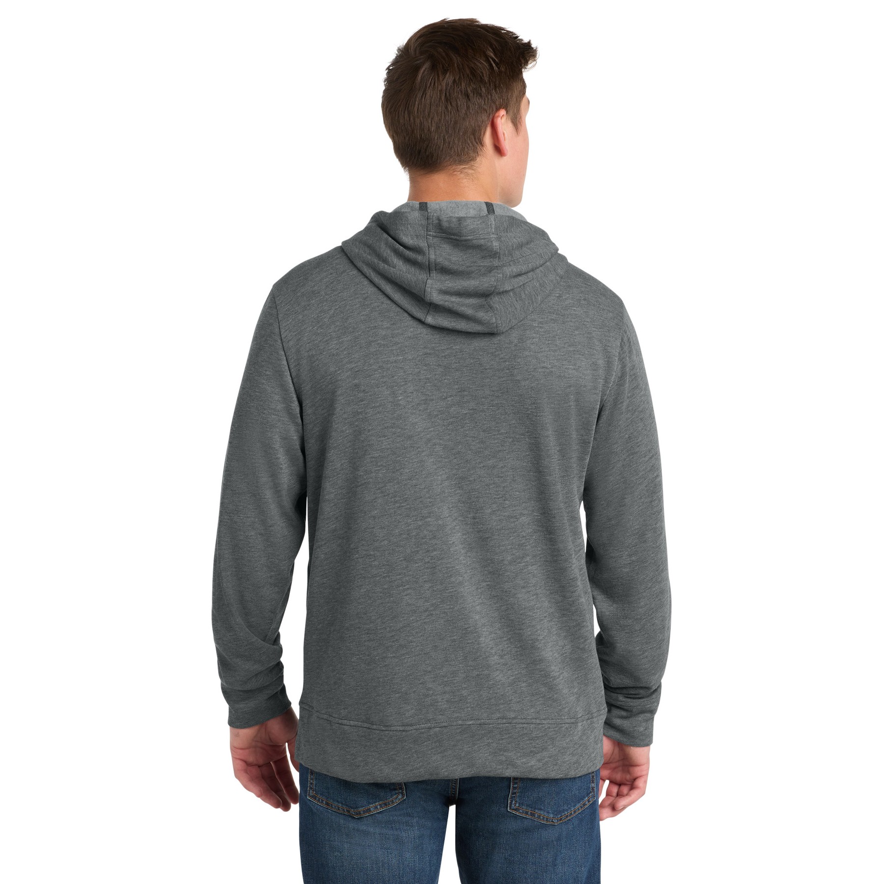 PosiCharge Tri-Blend Wicking Fleece Full-Zip Hooded Jacket - Thumbnail Image