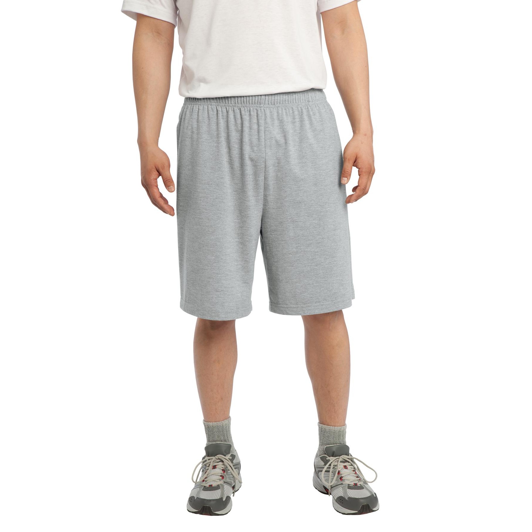 Jersey Knit Short with Pockets - Thumbnail Image