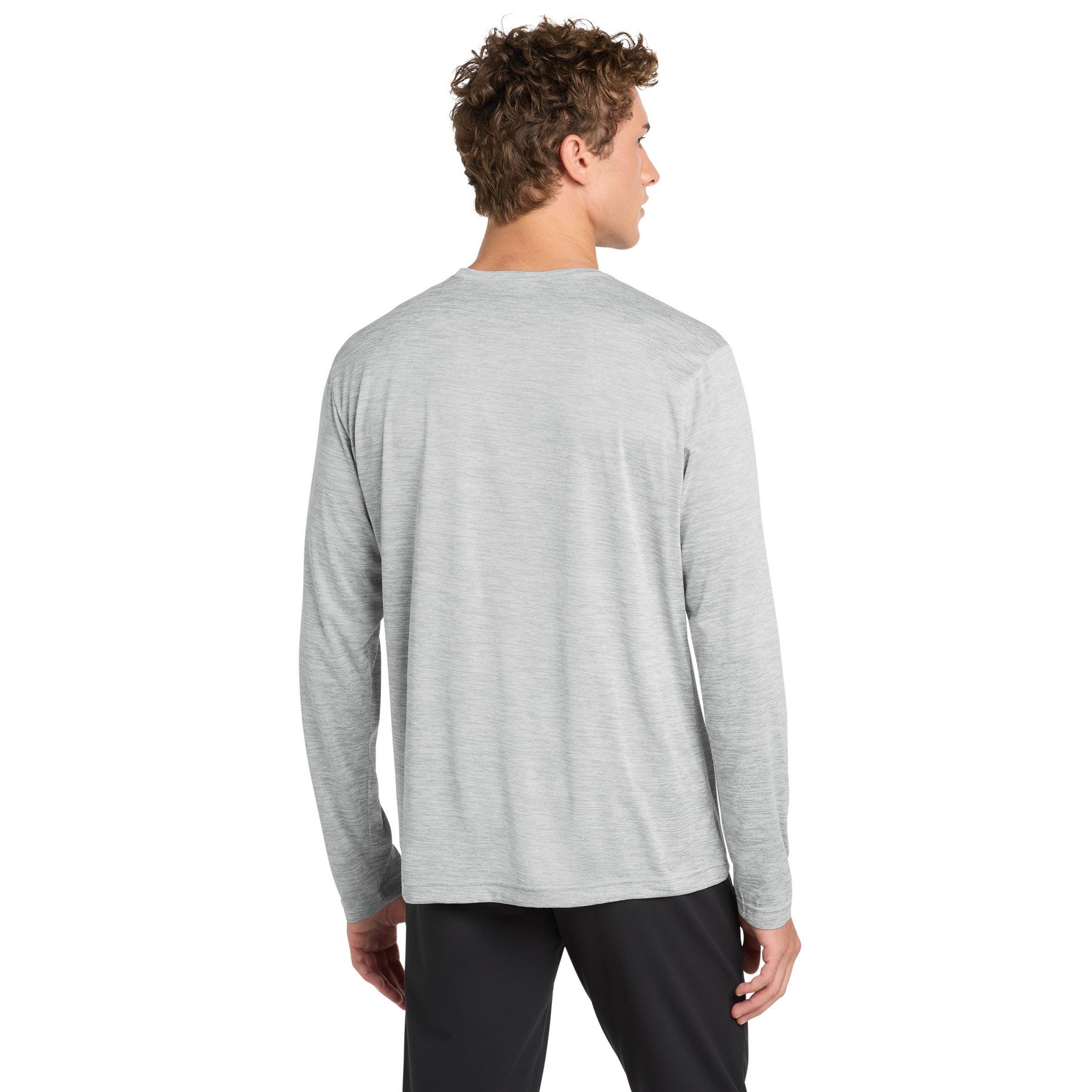PosiCharge Long Sleeve Electric Heather Tee - Thumbnail Image